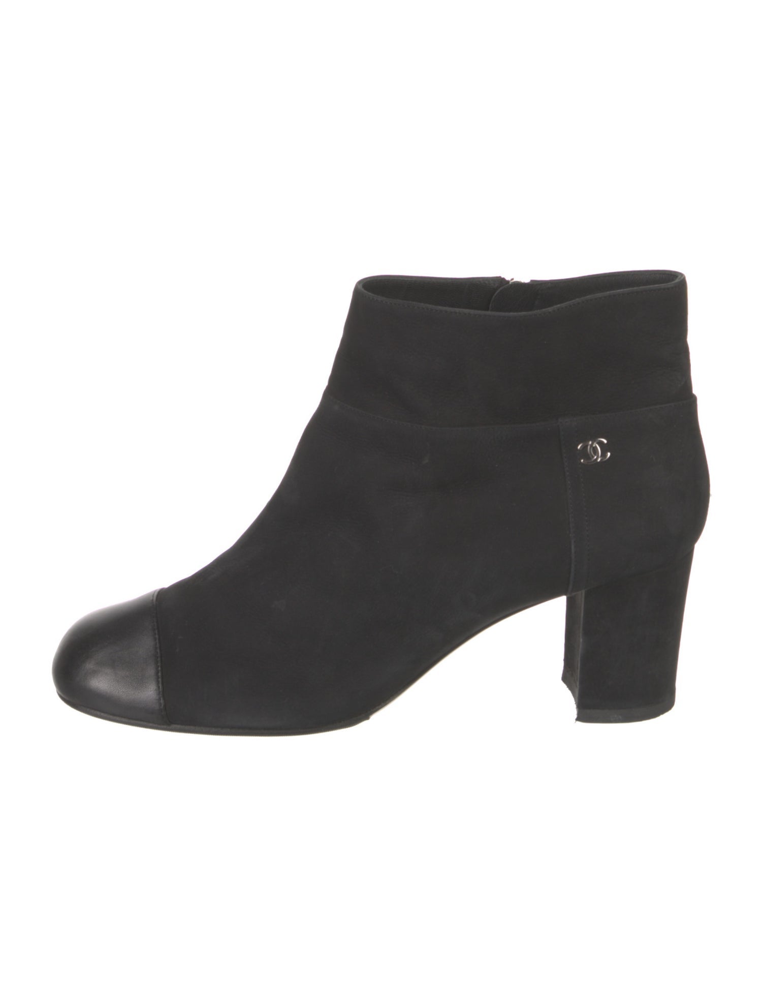 Chanel 2014 Interlocking CC Logo Boots