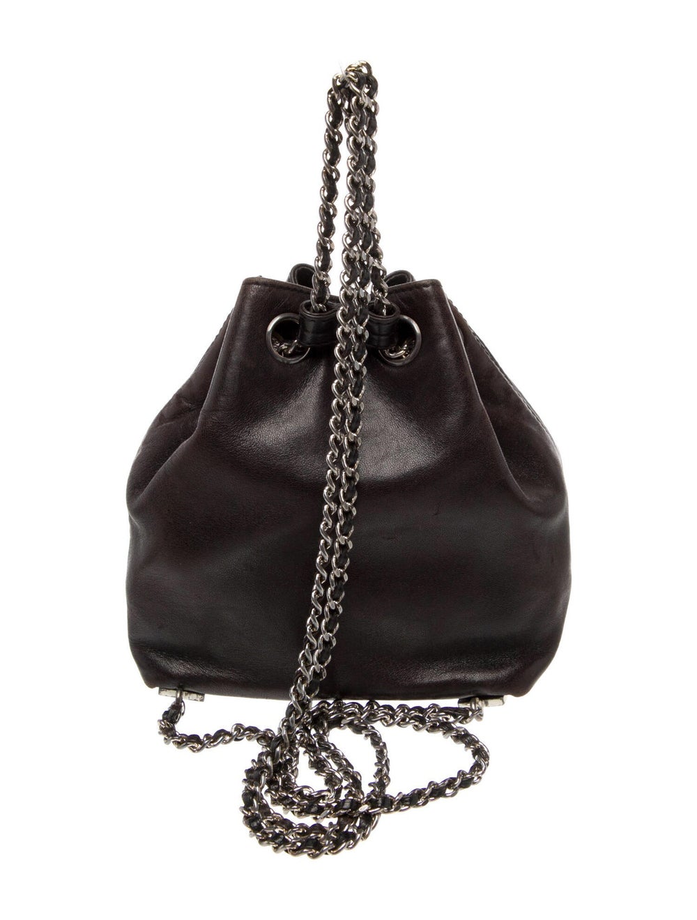 Chanel Backpack Brown Lambskin Interlocking CC Lo… - image 4