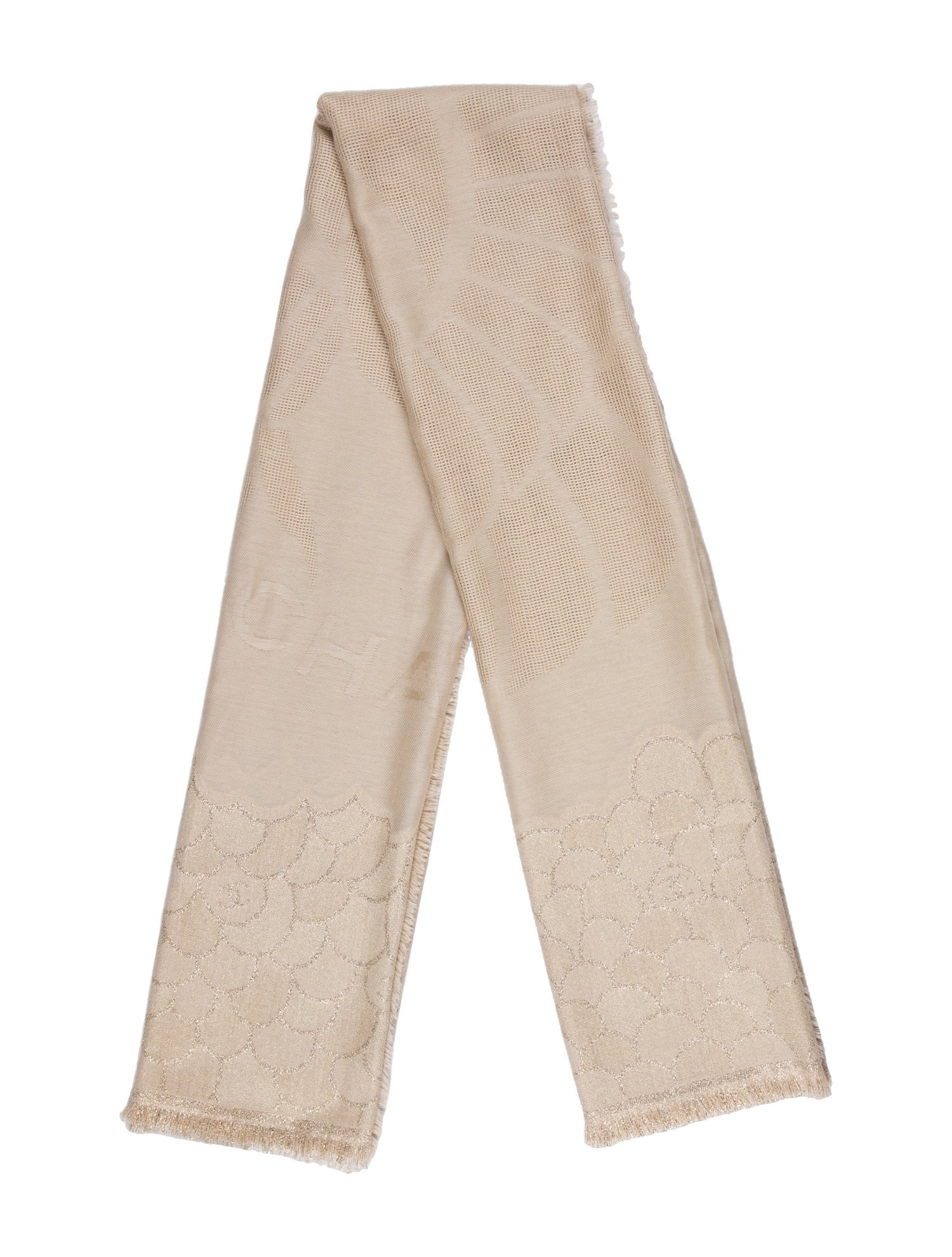 Chanel Paris-New York Cashmere Scarf