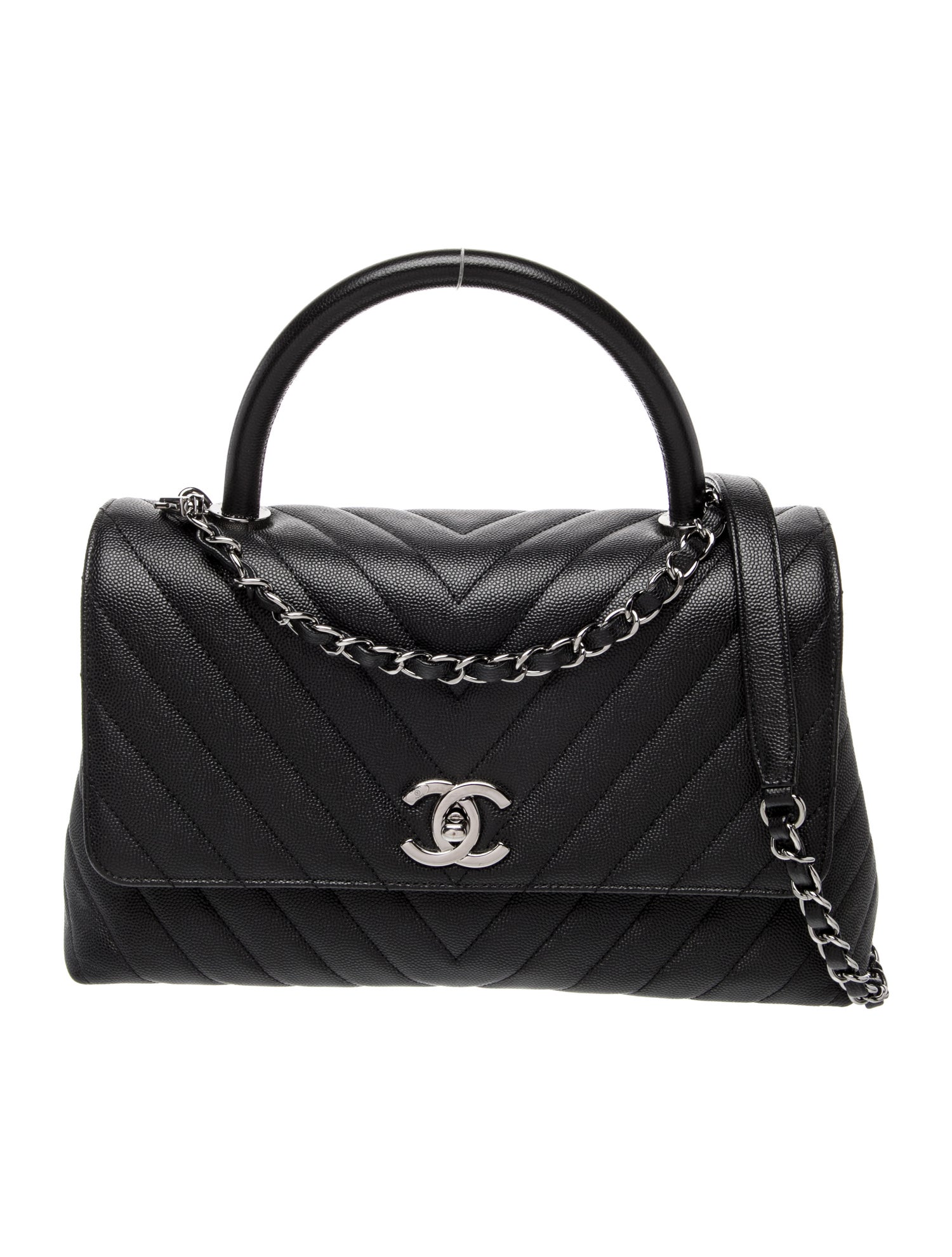 Chanel Small Caviar Coco Handle Bag