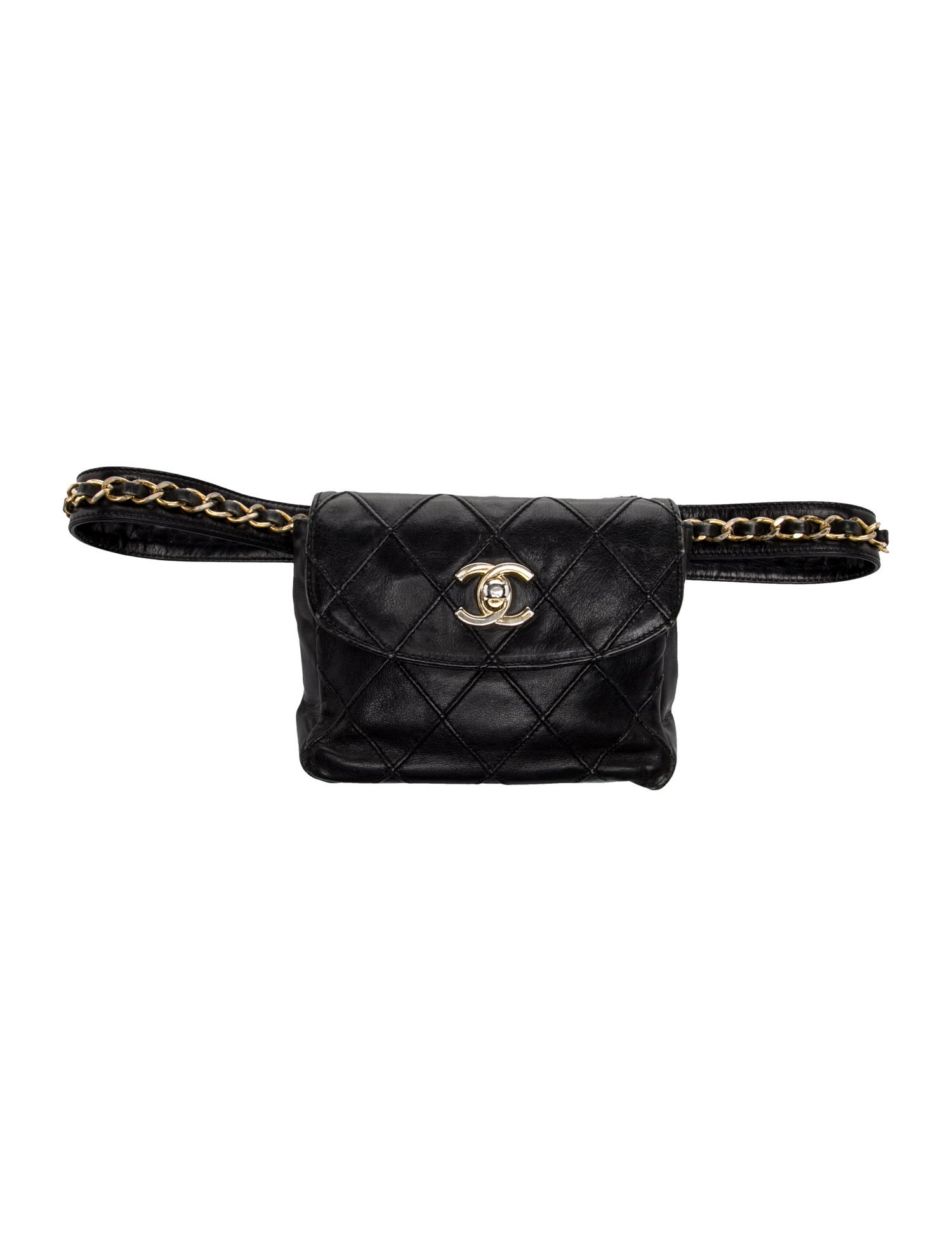 Chanel Diamond Quilt Waist Bag