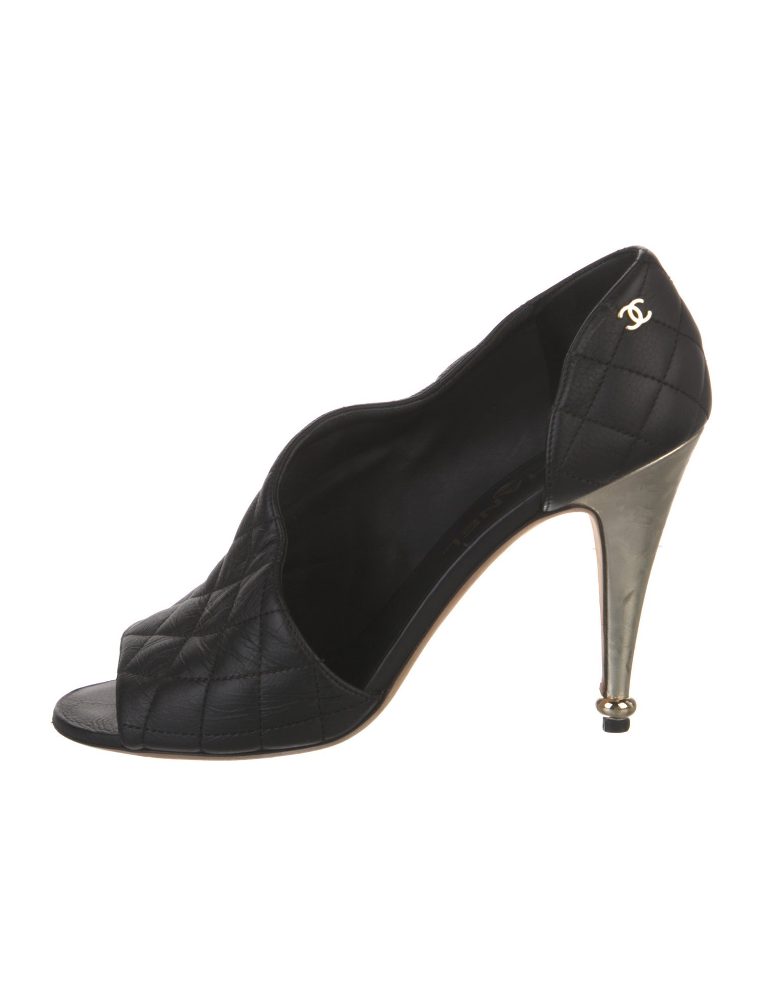 Chanel 2015 Interlocking CC Logo Boots