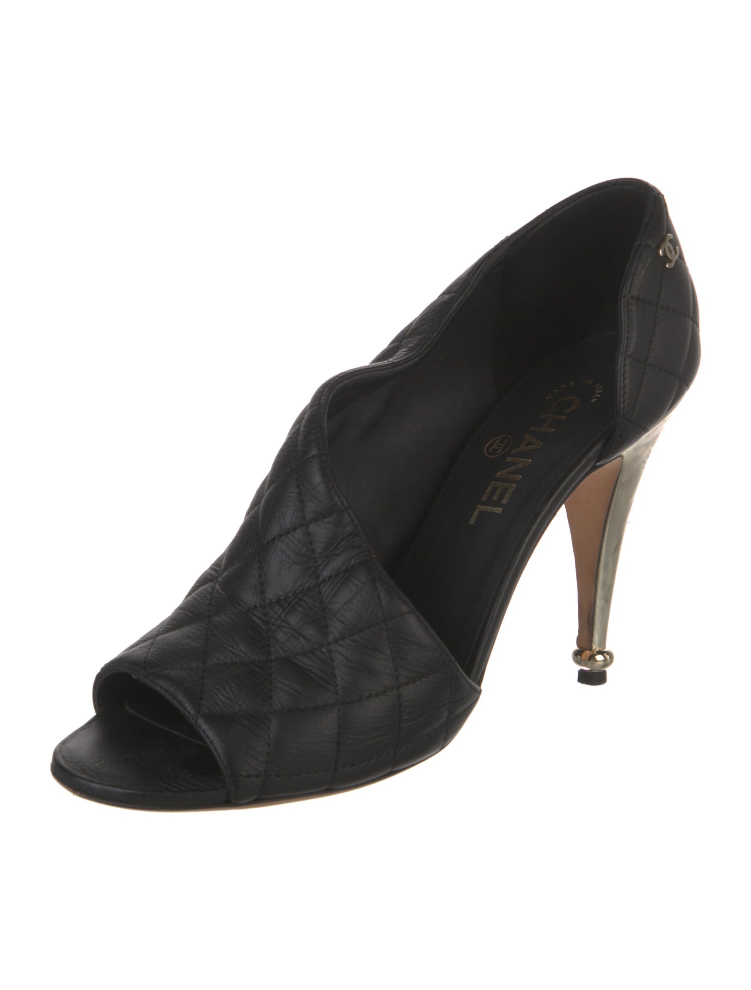 Chanel 2015 Interlocking CC Logo Boots