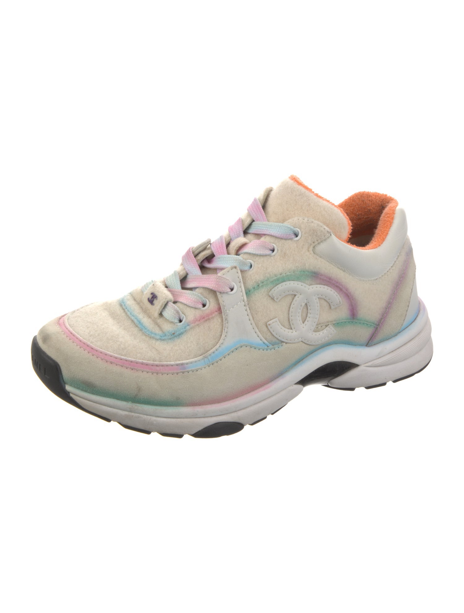 Chanel 2020 Interlocking CC Logo Athletic Sneakers