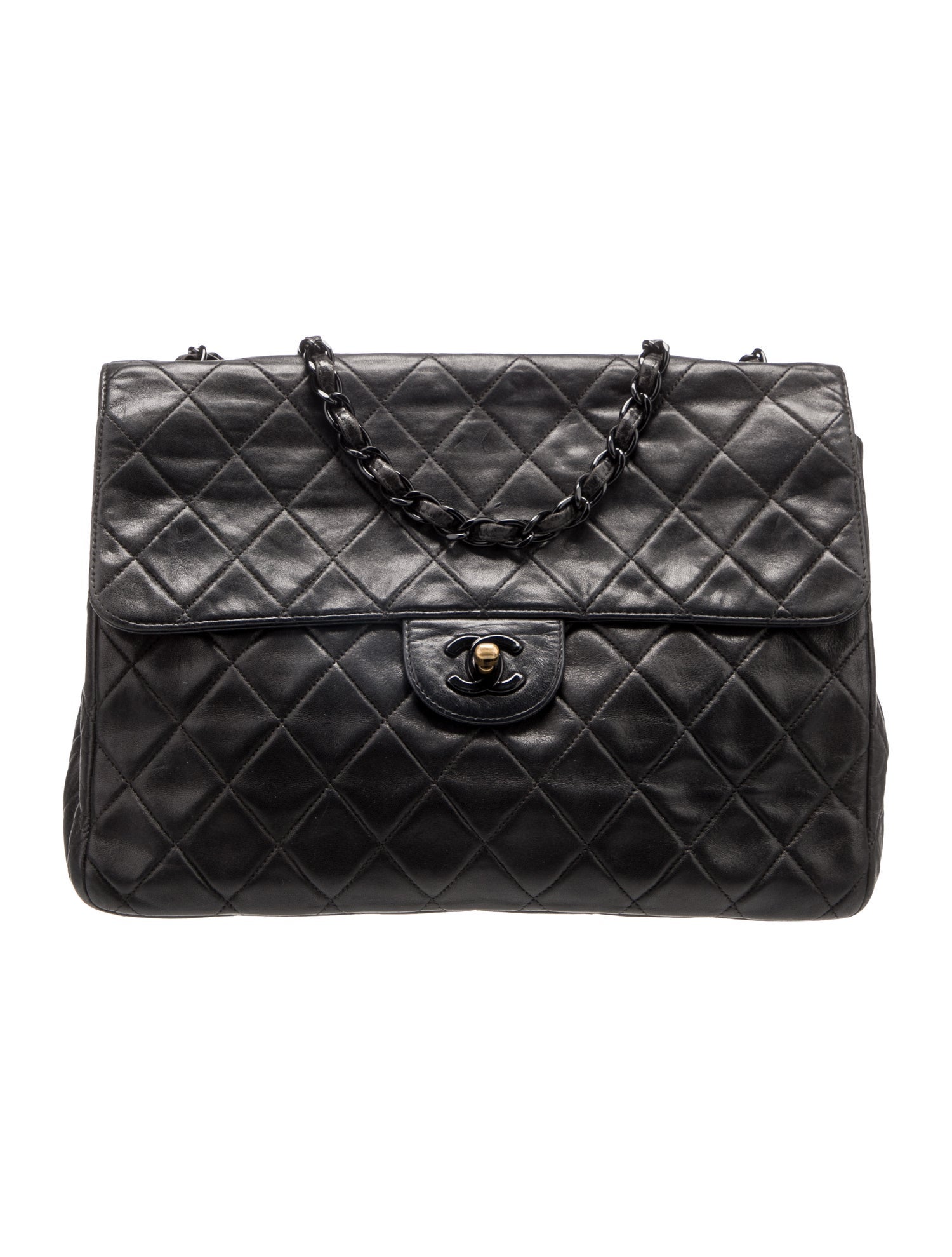 Chanel Jumbo So Black Single Flap Bag