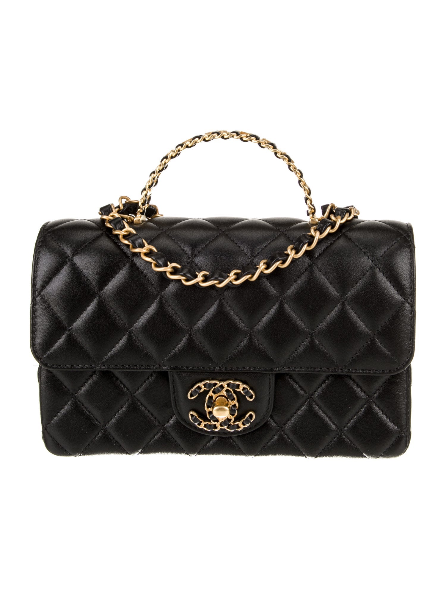 Chanel 2024 Rectangular Mini Strass On Top Flap Bag