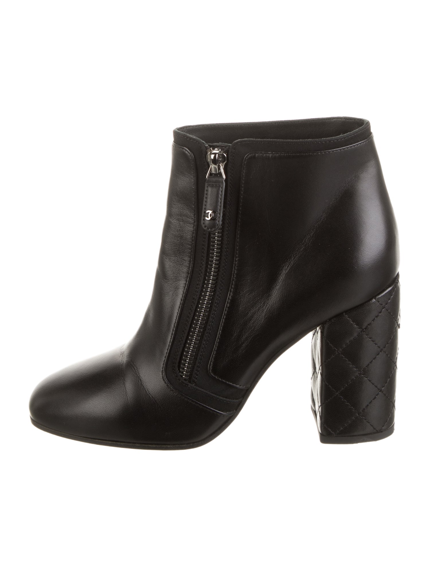 Chanel 2018 Interlocking CC Logo Boots