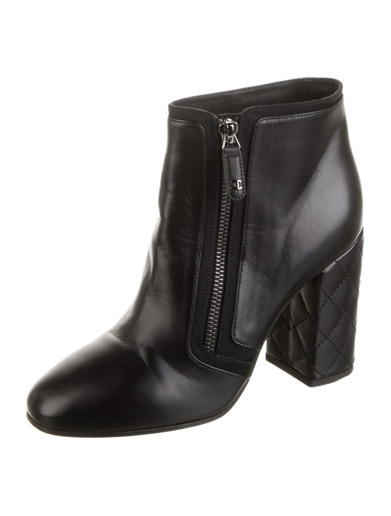 Chanel 2018 Interlocking CC Logo Boots