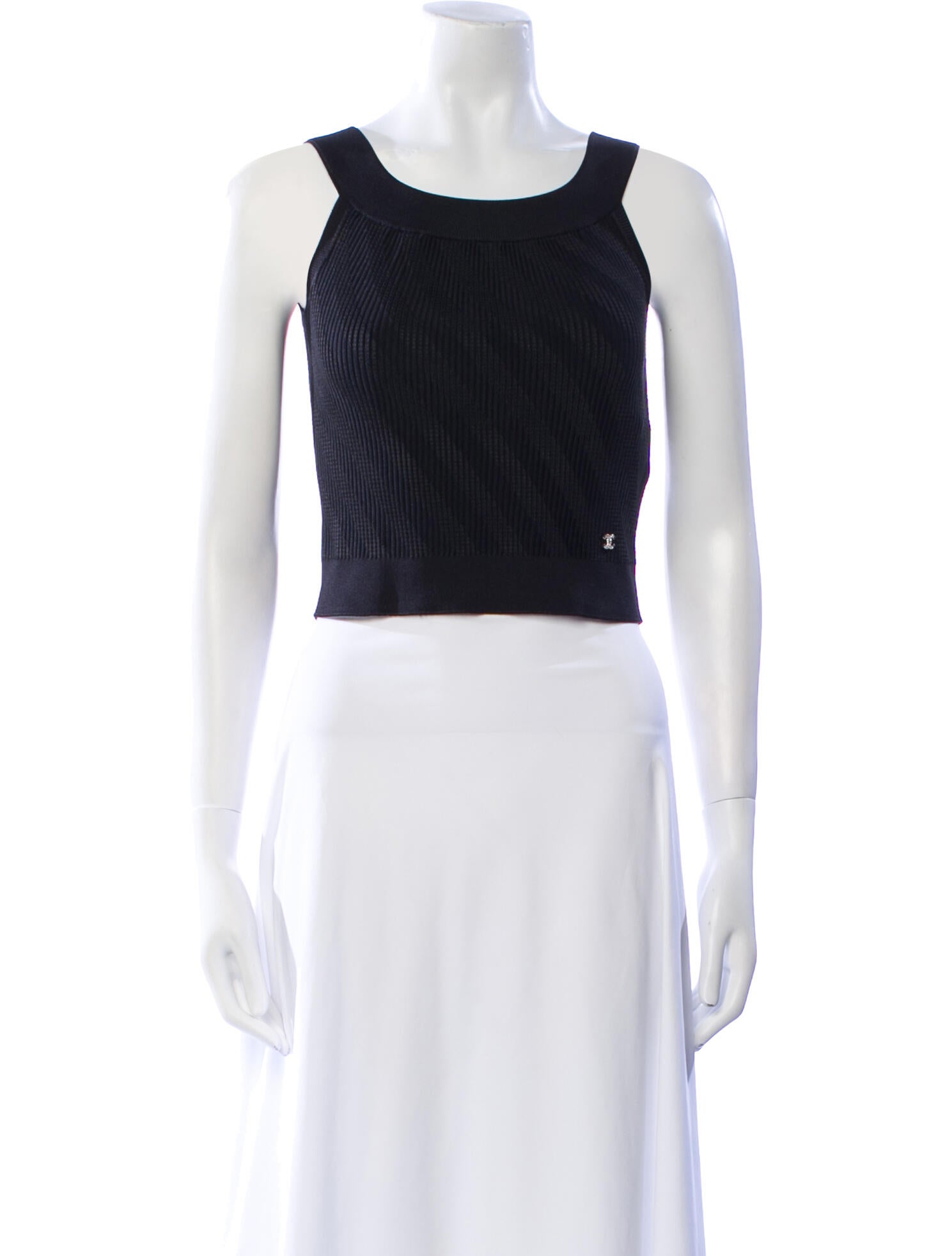 Chanel 2021 Silk Crop Top