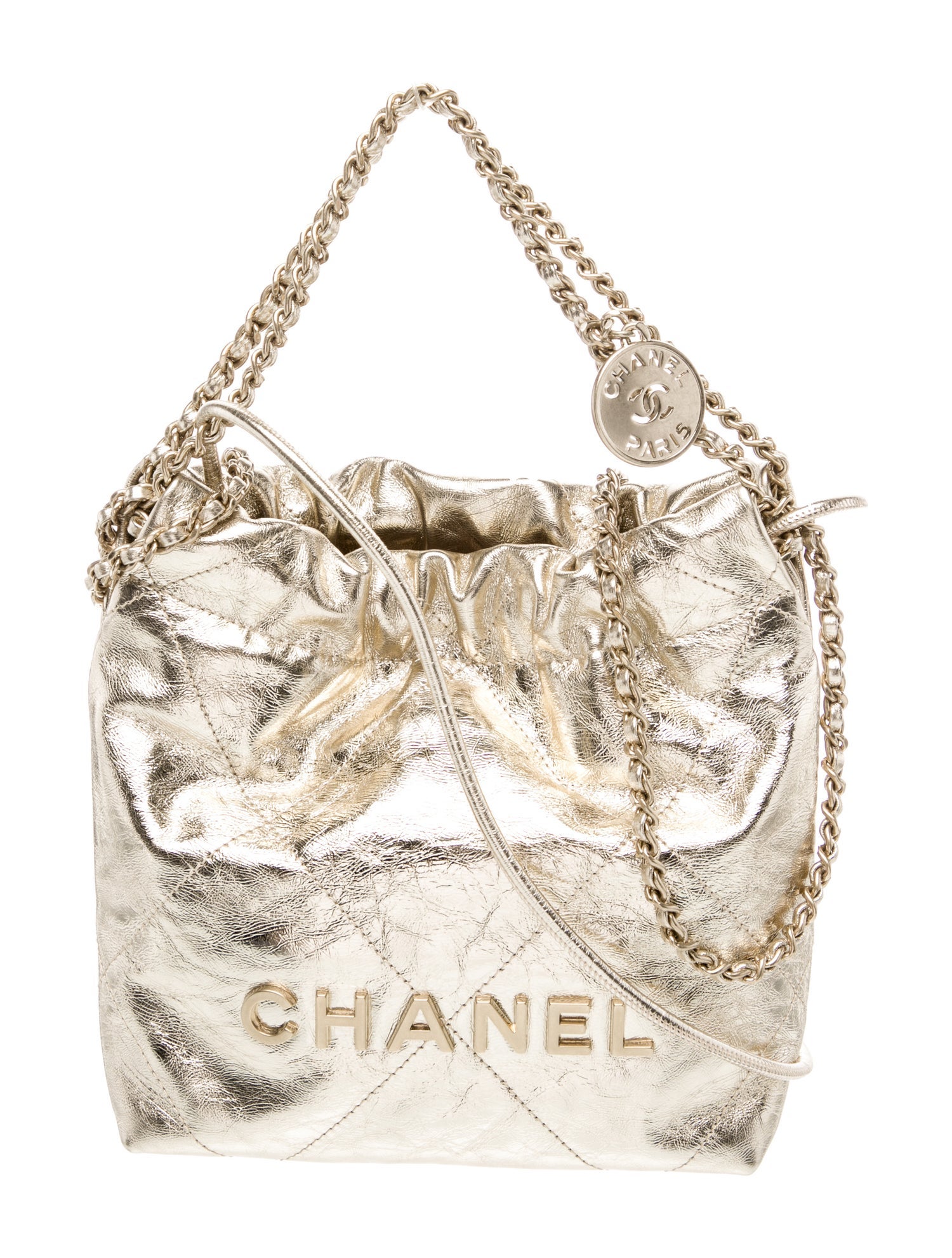 Chanel 2025 Quilted Mini 22 Hobo w/ Tags