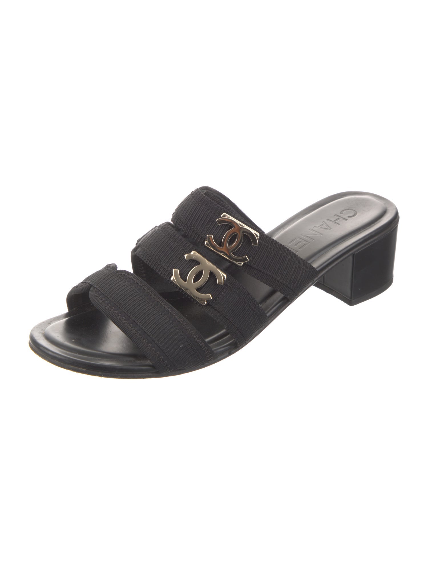 Chanel 2023 Interlocking CC Logo Slides