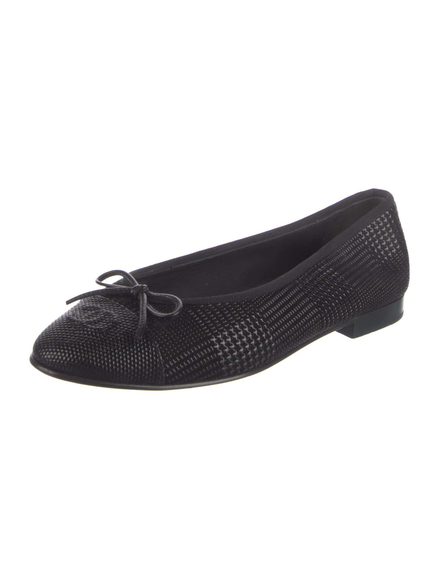 Chanel 2024 Interlocking CC Logo Ballet Flats