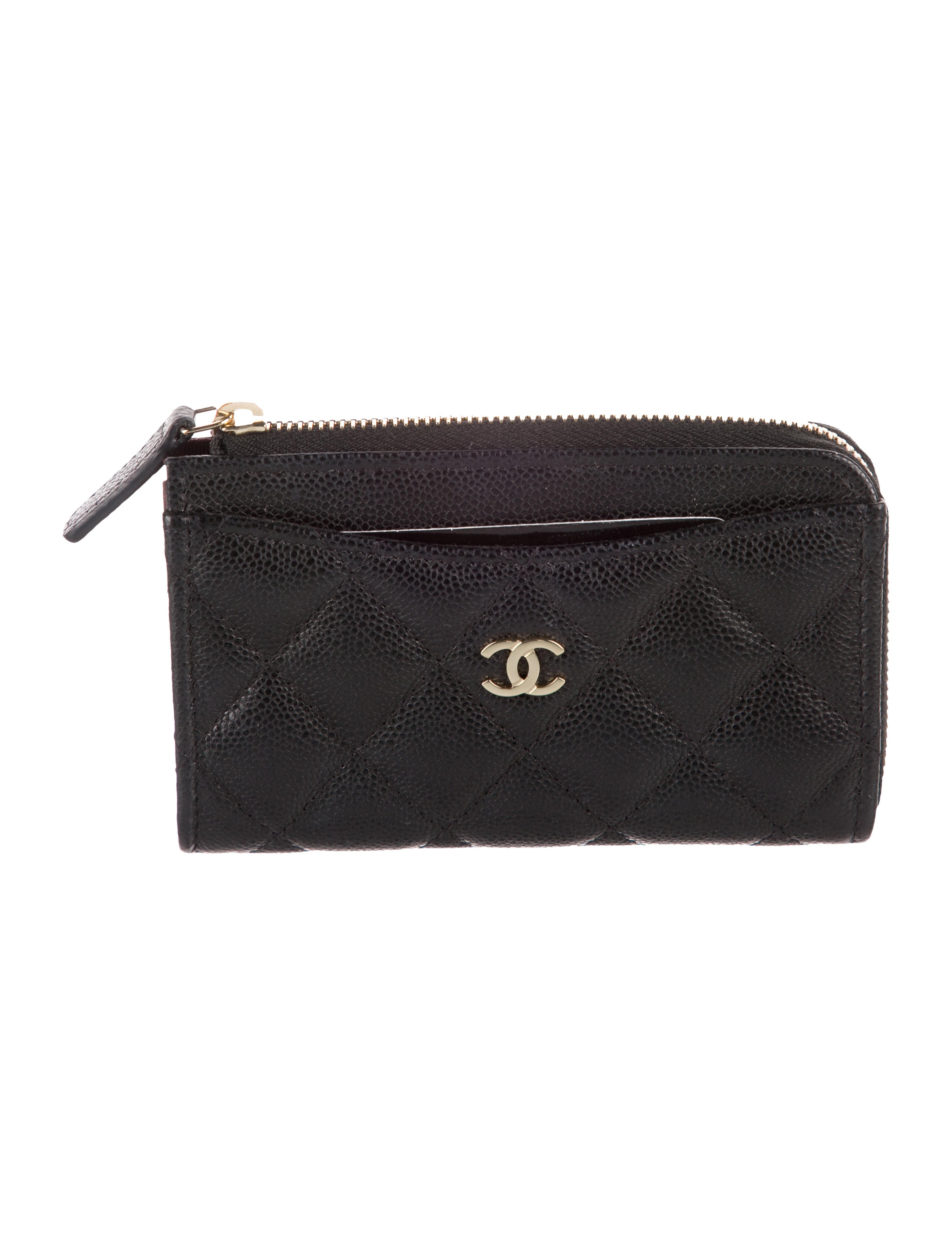 Chanel Interlocking CC Logo Leather Wallet w/ Tags