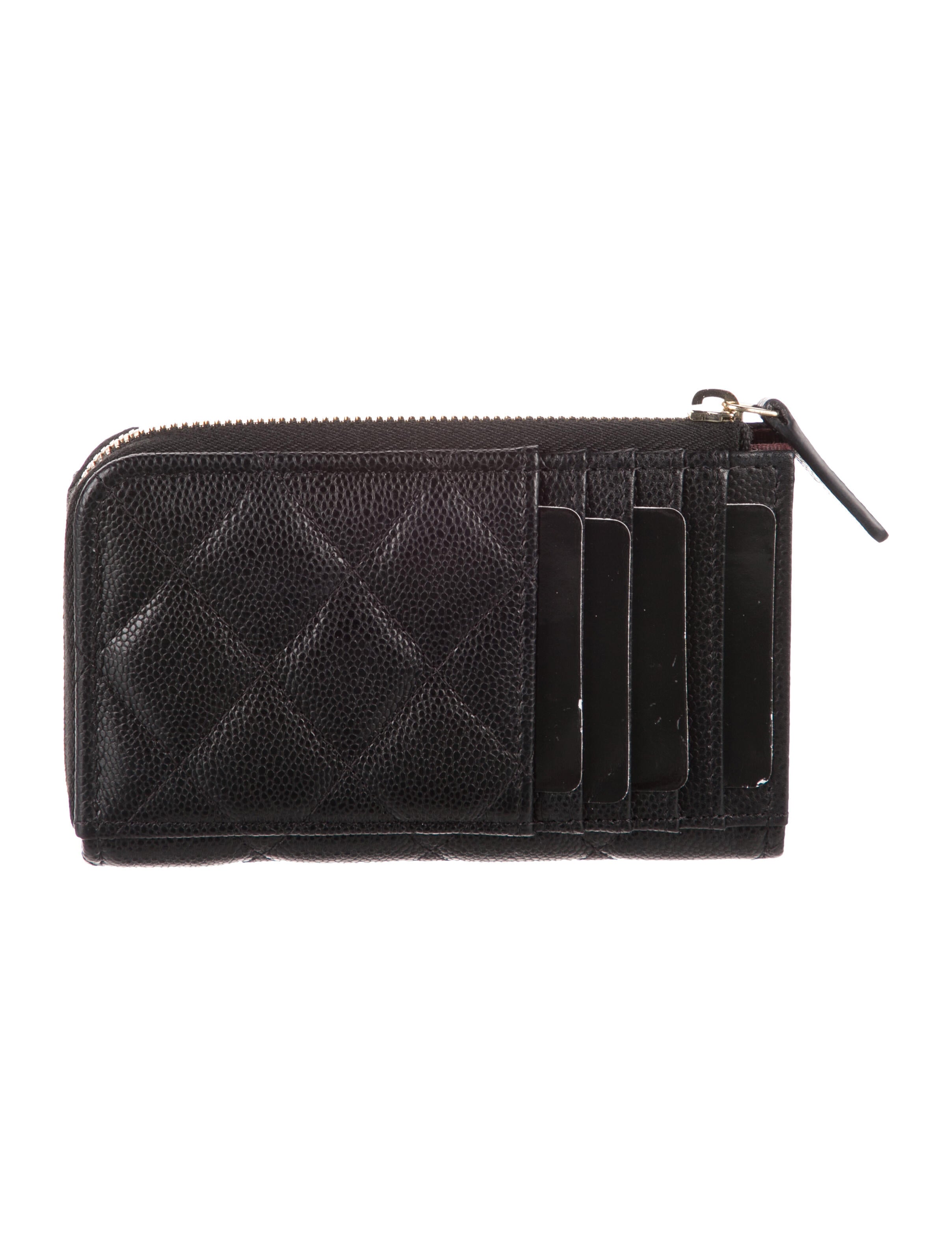 Chanel Interlocking CC Logo Leather Wallet w/ Tags
