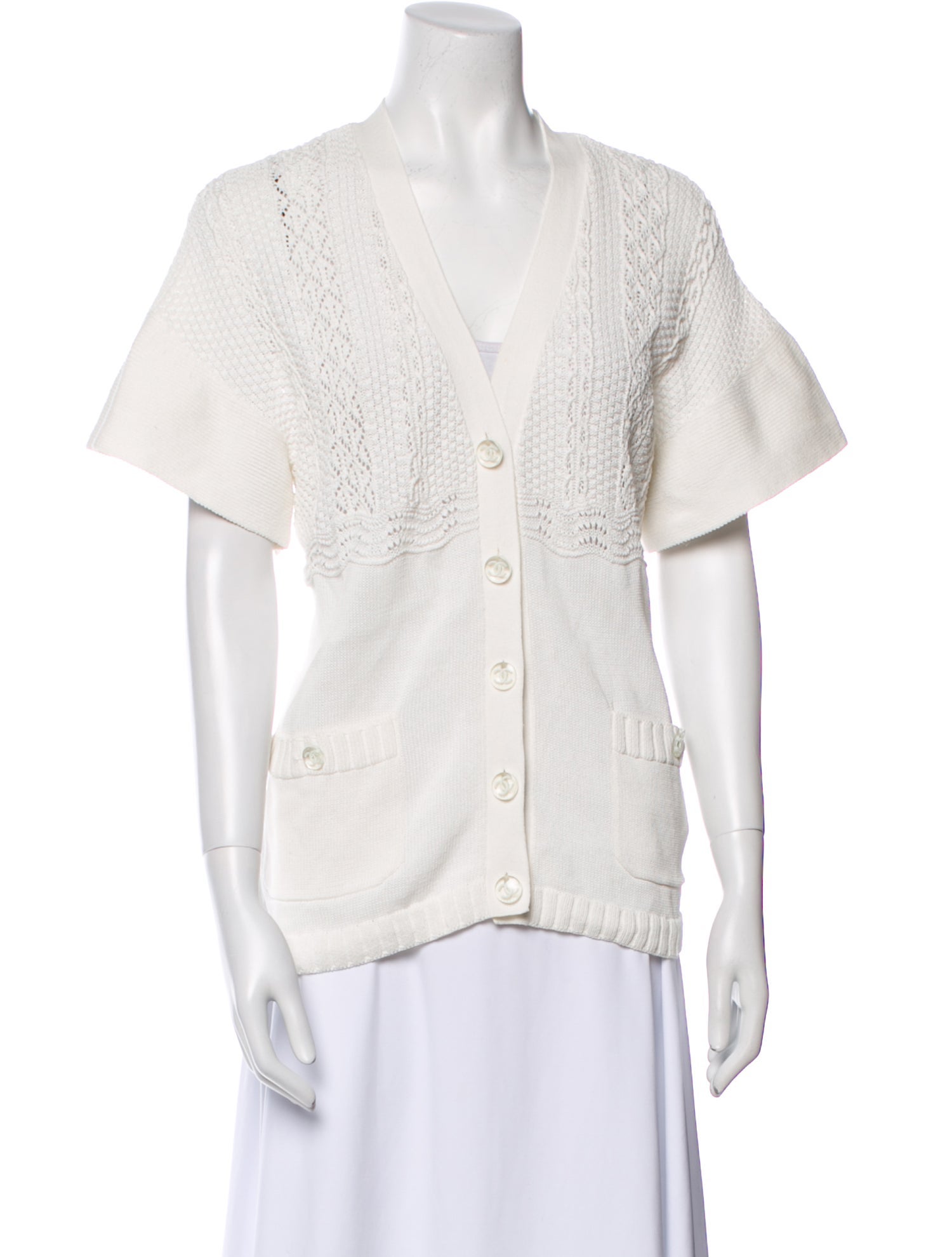 Chanel 2018 V-Neck Sweater