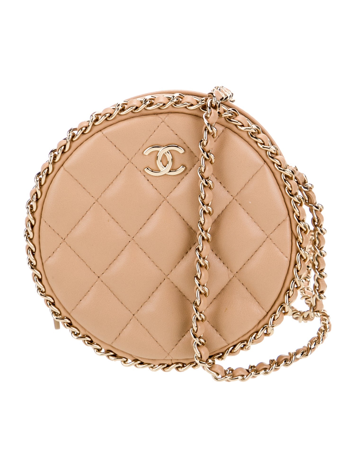 Chanel Chain Around Round Crossbody Bag