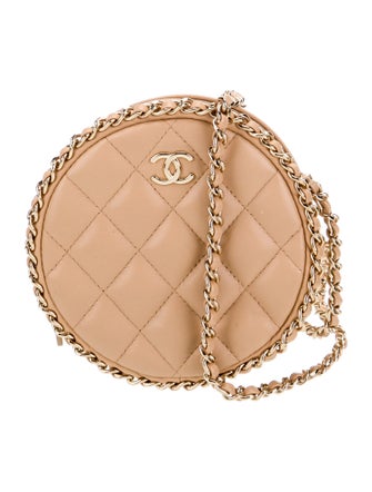 Chanel Chain Around Round Crossbody Bag