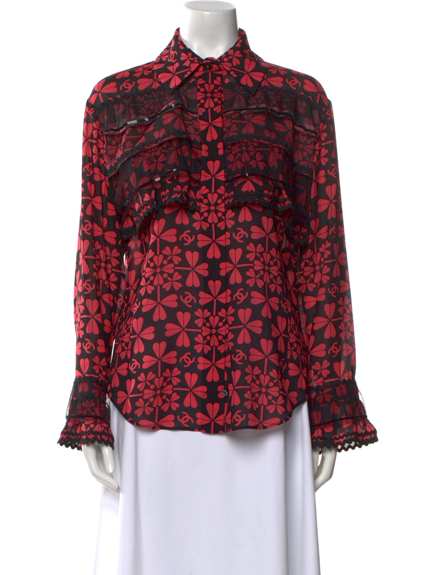 Chanel 2021 Silk Blouse