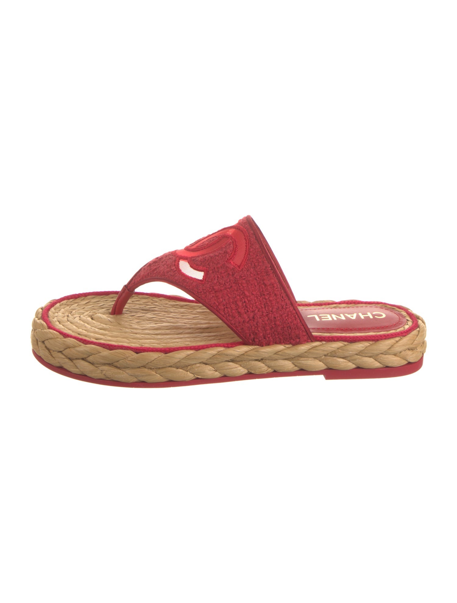 Chanel 2022 Interlocking CC Logo Espadrilles