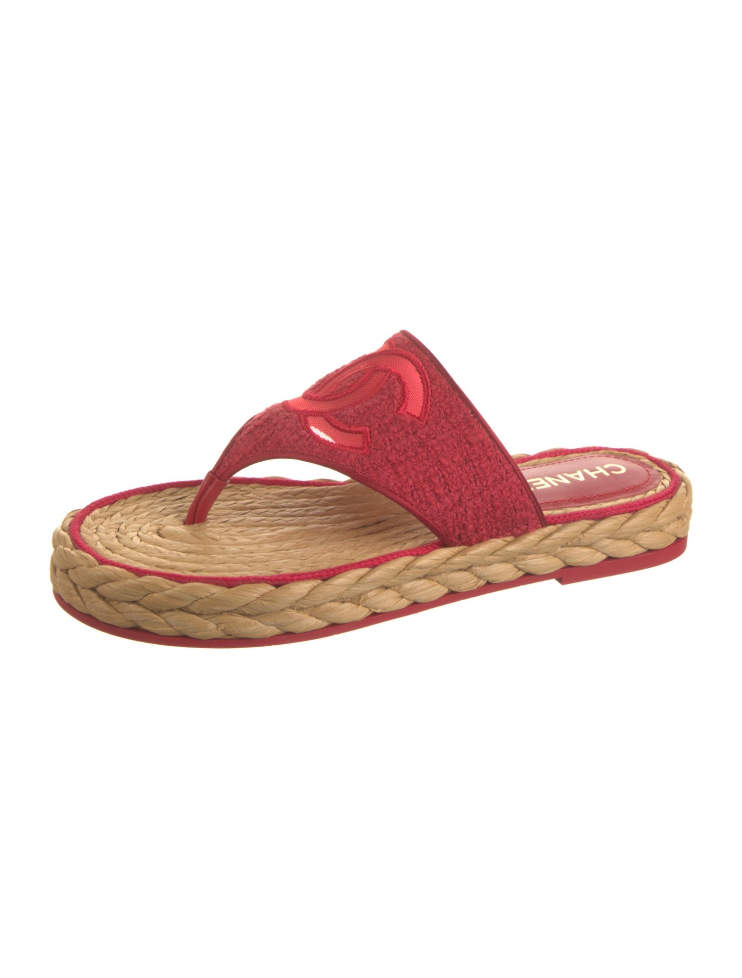 Chanel 2022 Interlocking CC Logo Espadrilles