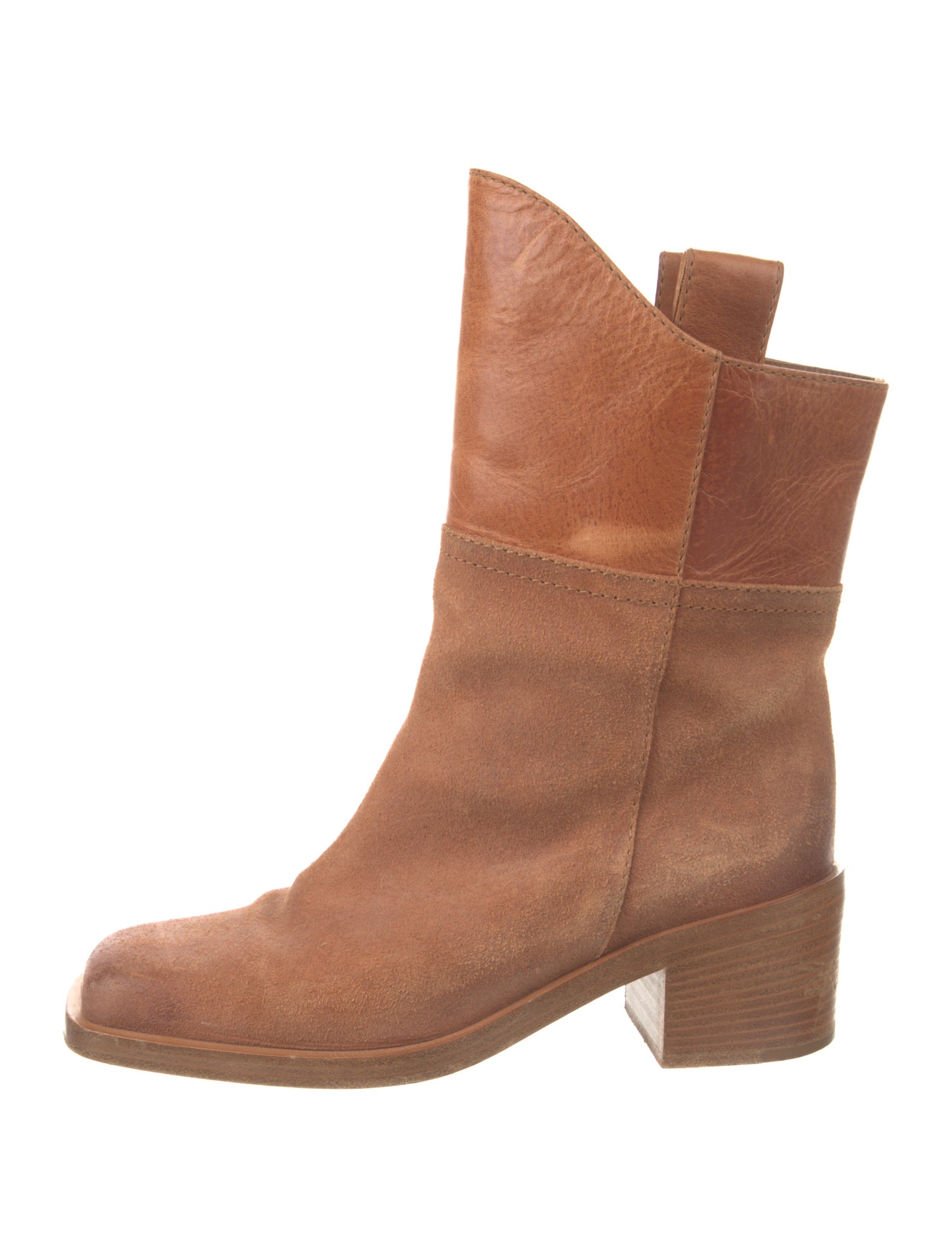 Chanel 2014 Interlocking CC Logo Boots