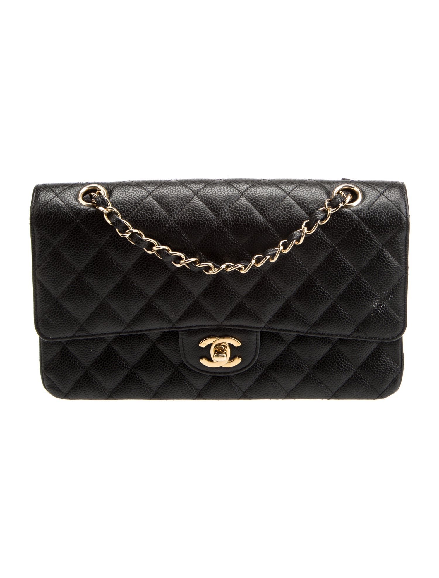 Chanel Quilted Caviar Medium Classic Double Flap Bag