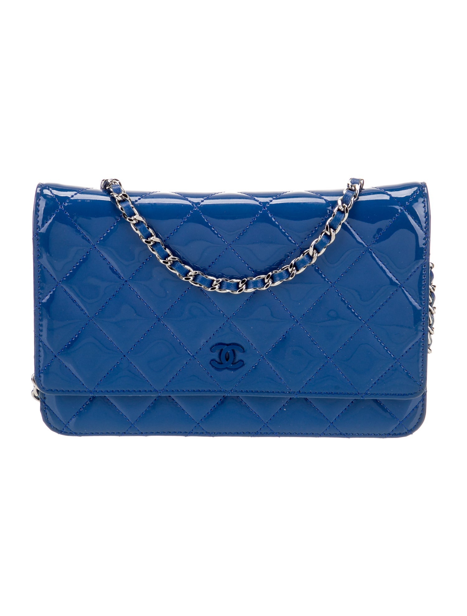 Chanel Classic Patent Wallet On Chain