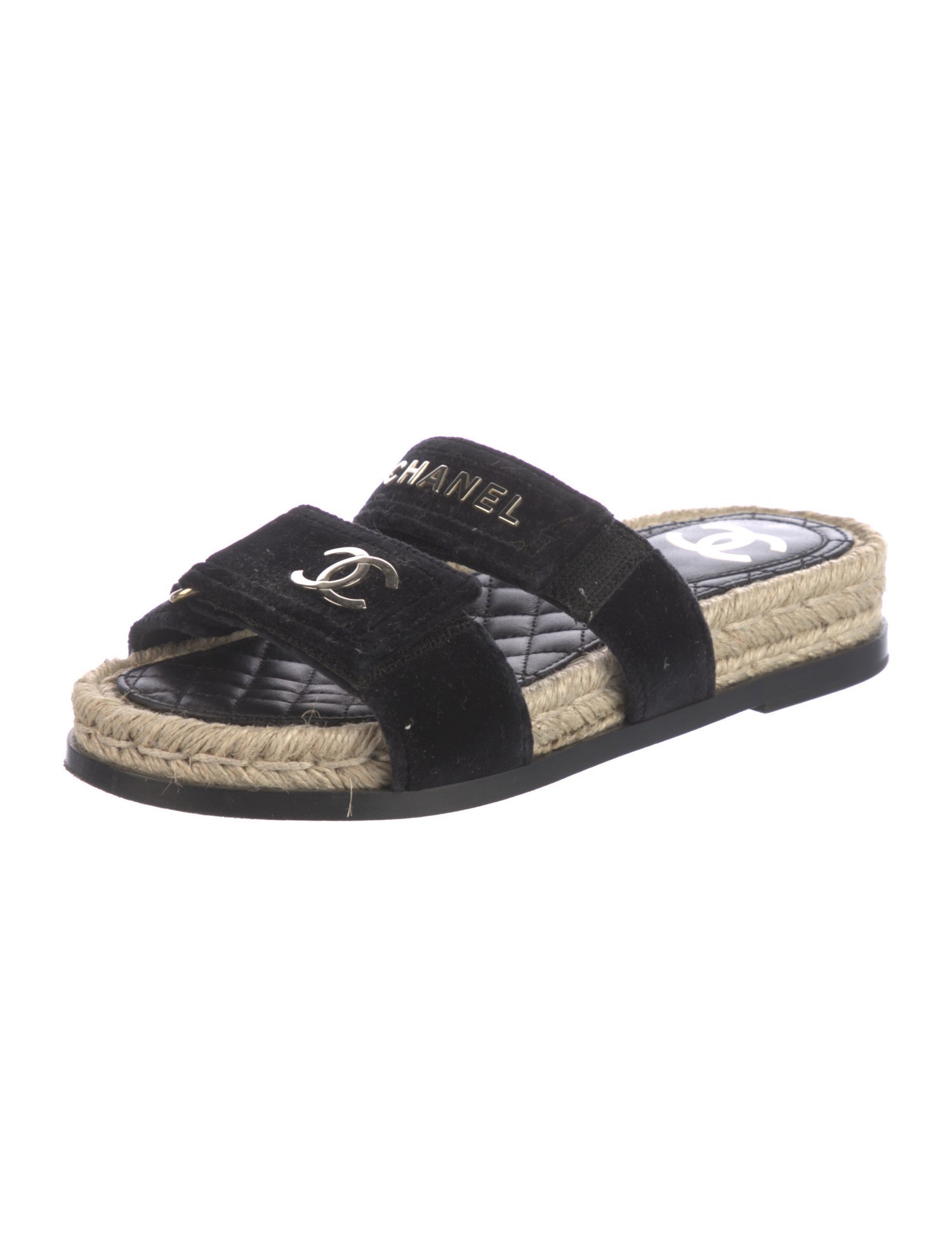Chanel 2021 Interlocking CC Logo Espadrilles