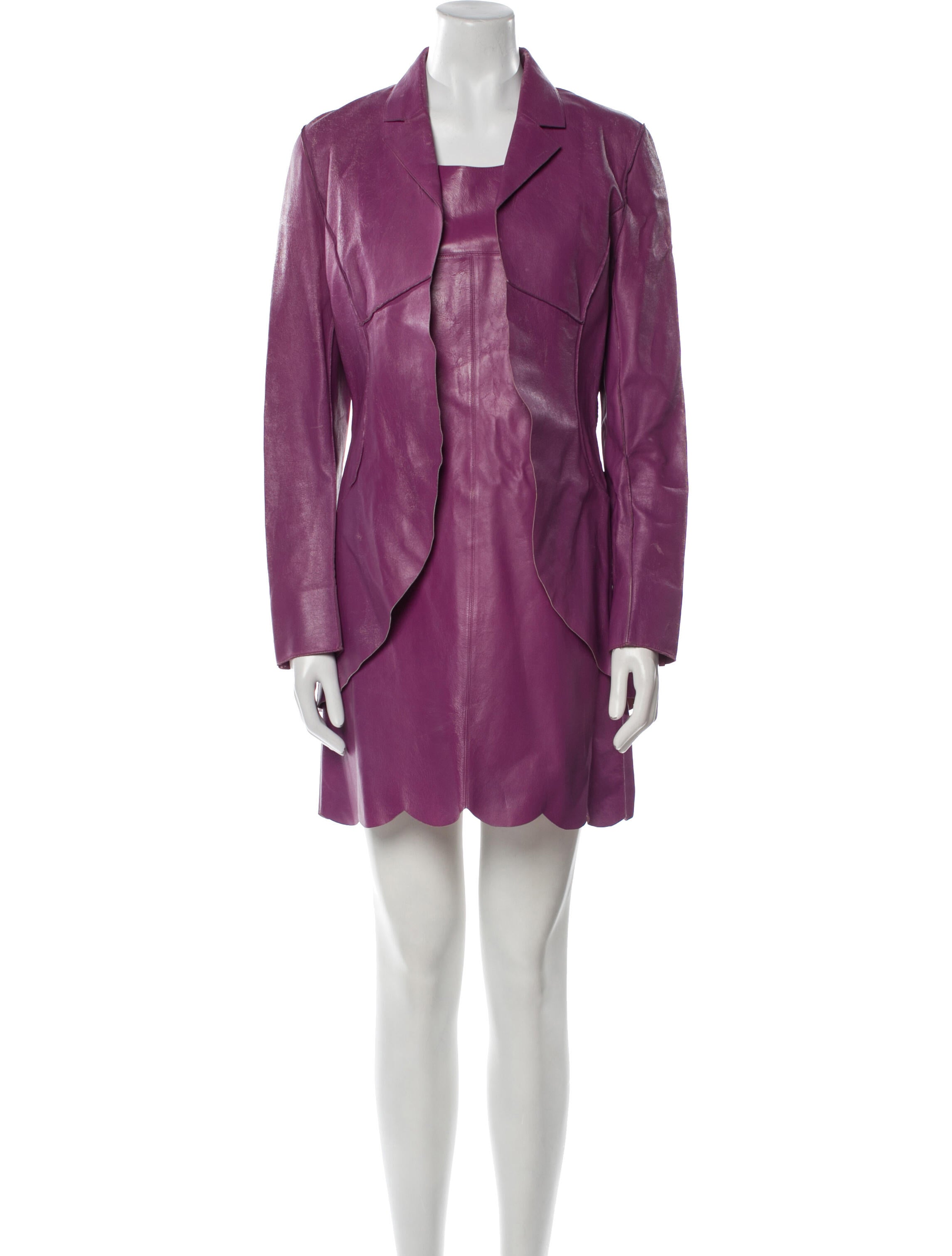 Chanel 1996-1997 Lambskin Dress Set