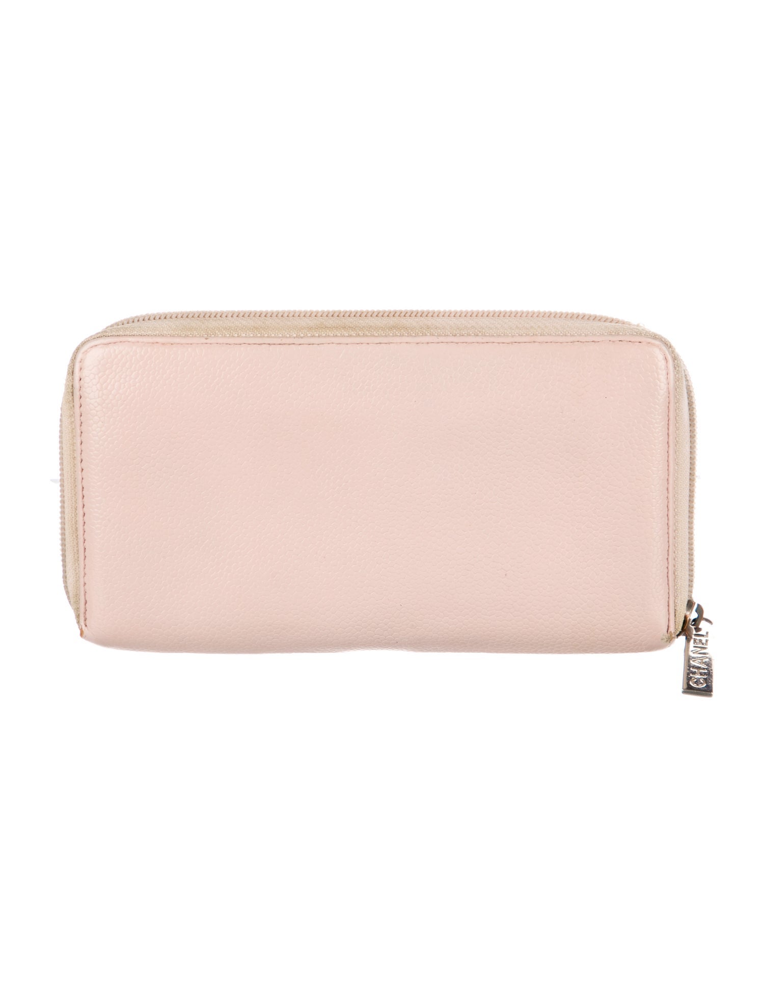 Chanel 2012-2013 Caviar Timeless CC Zip Around Continental Wallet