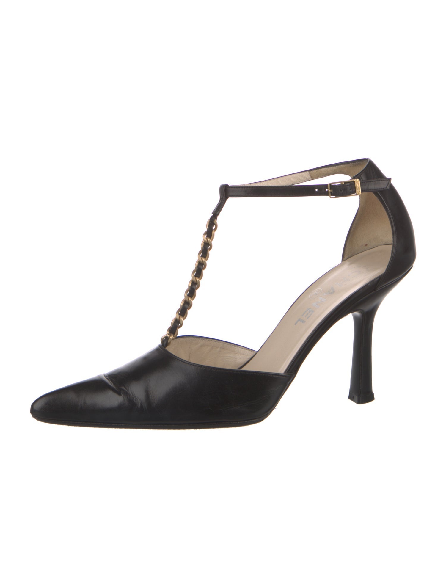 Chanel Vintage 2001 T-Strap Pumps
