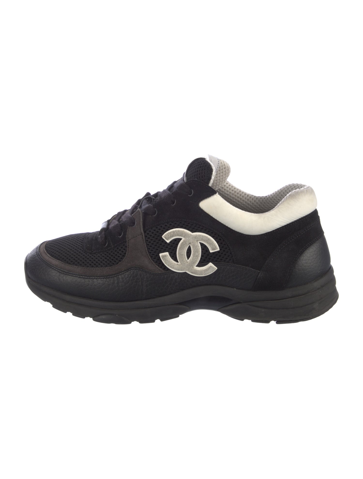 Chanel Interlocking CC Logo Mesh Sneakers