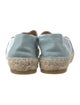 Chanel Interlocking CC Logo Lambskin Espadrilles