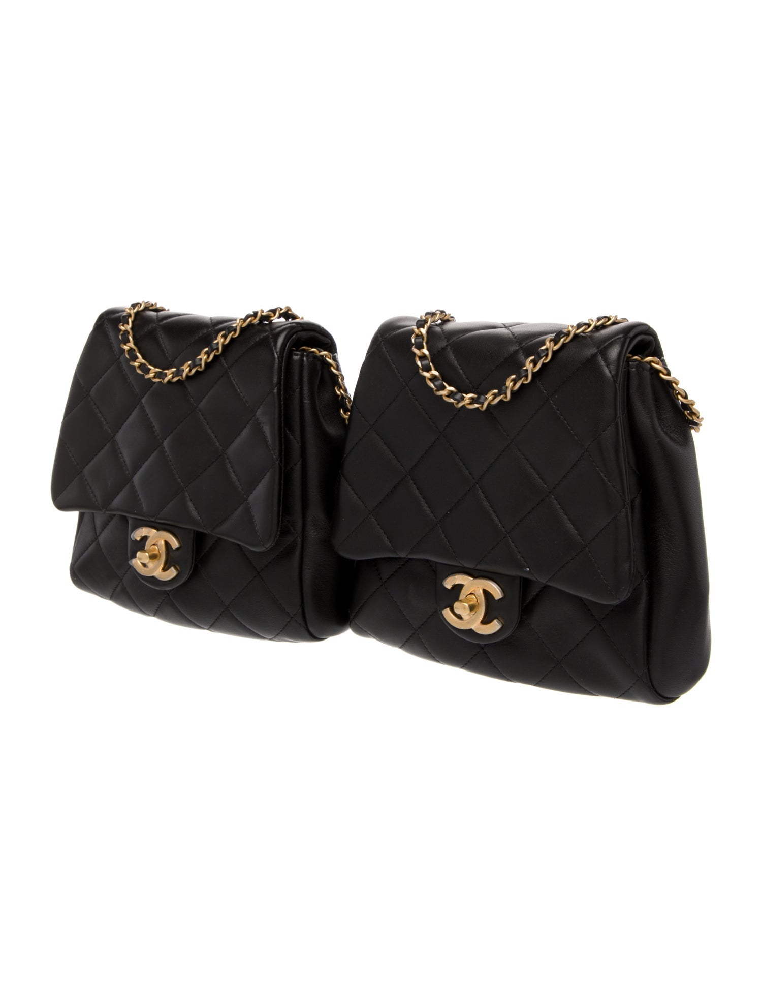 Chanel Quilted Side-Packs Bag