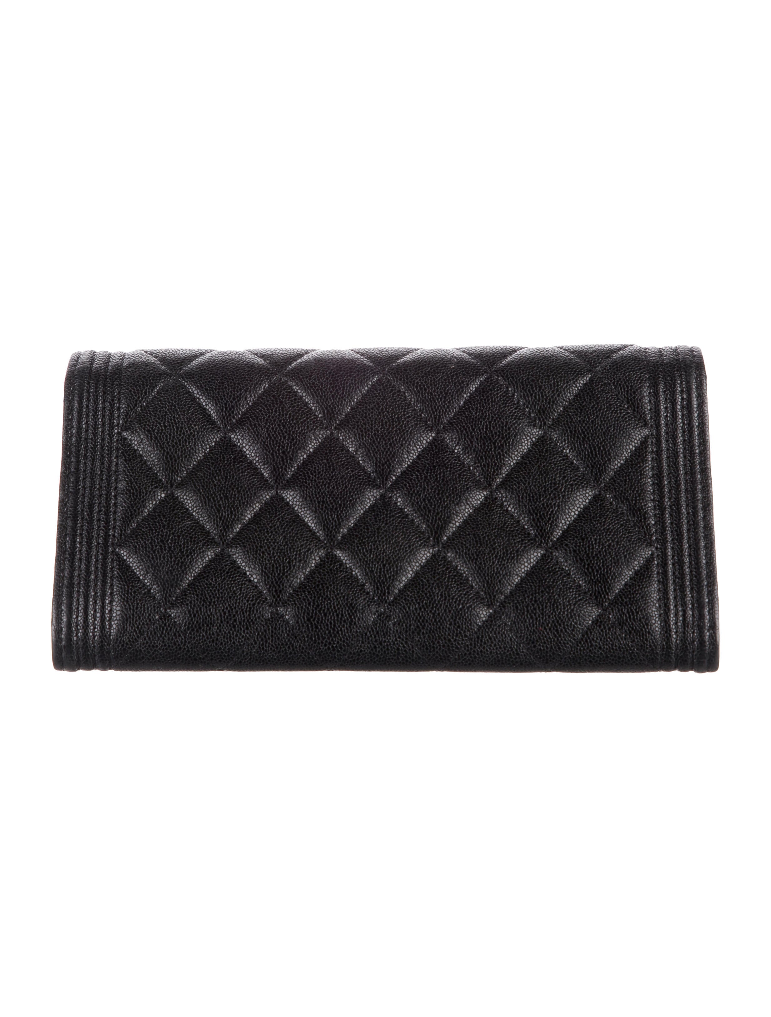 Chanel 2019 Interlocking CC Logo Continental Wallet