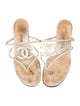 Chanel Interlocking CC Logo PVC Slides