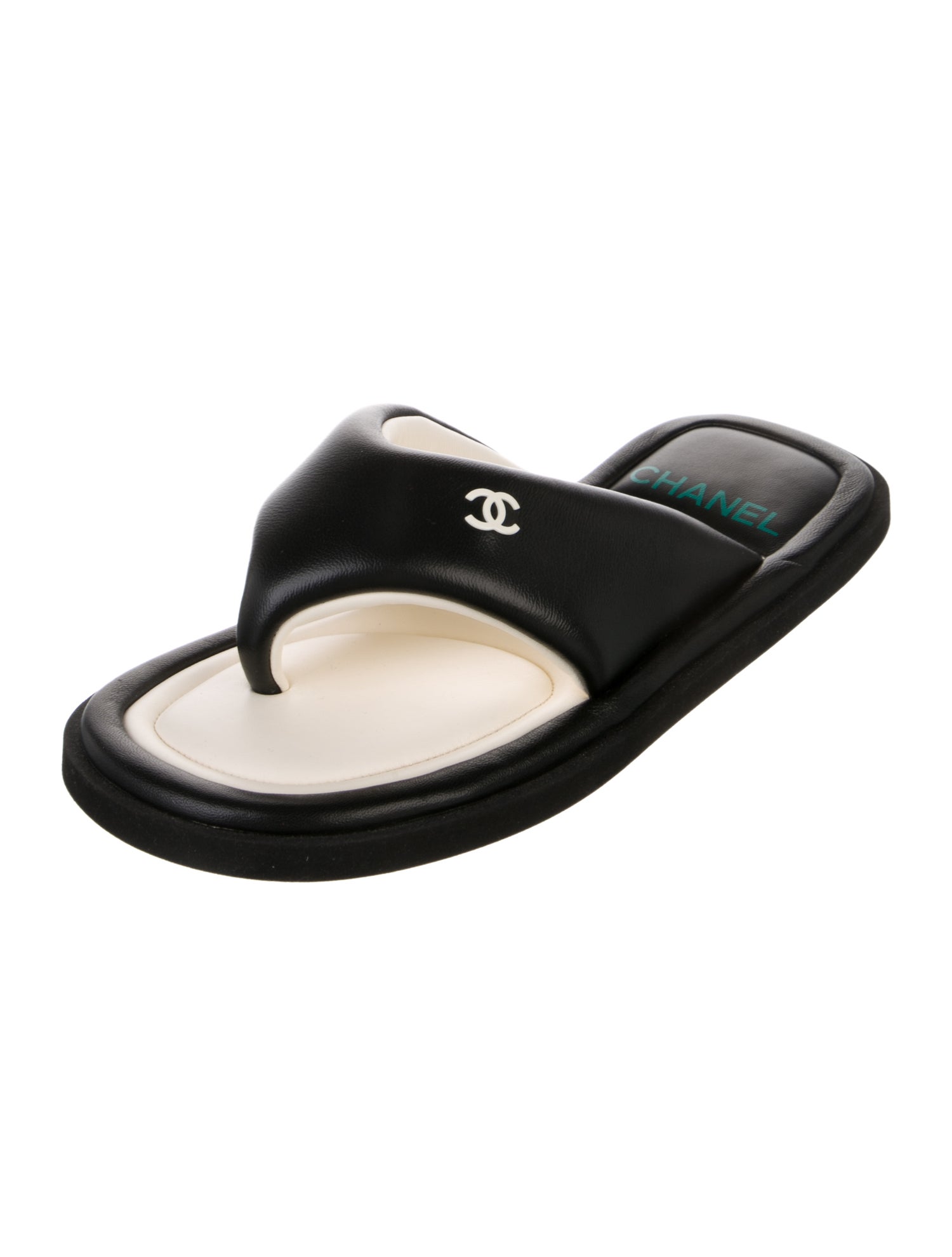 Chanel 2022 Interlocking CC Logo Slides