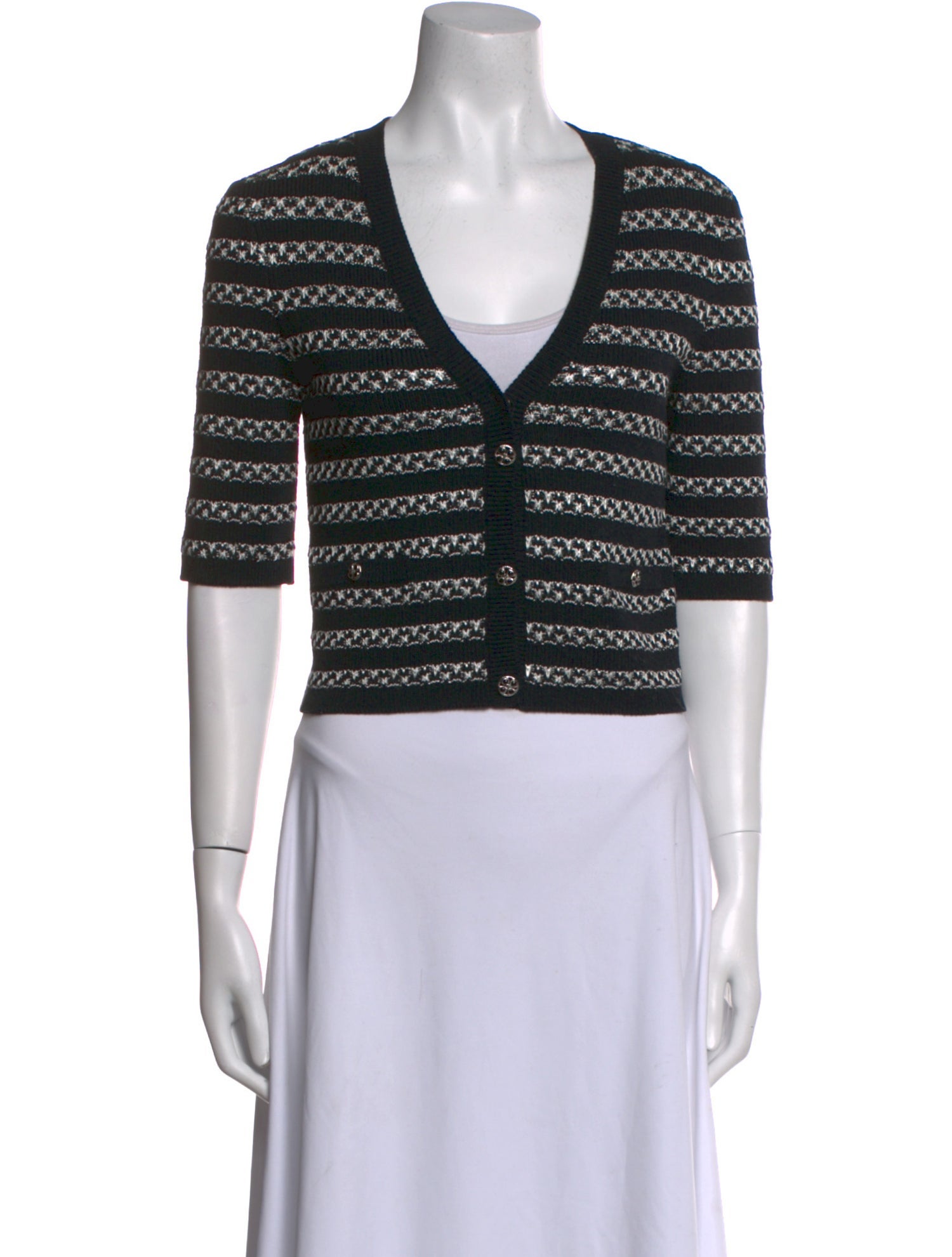 Chanel 2024 Striped Sweater