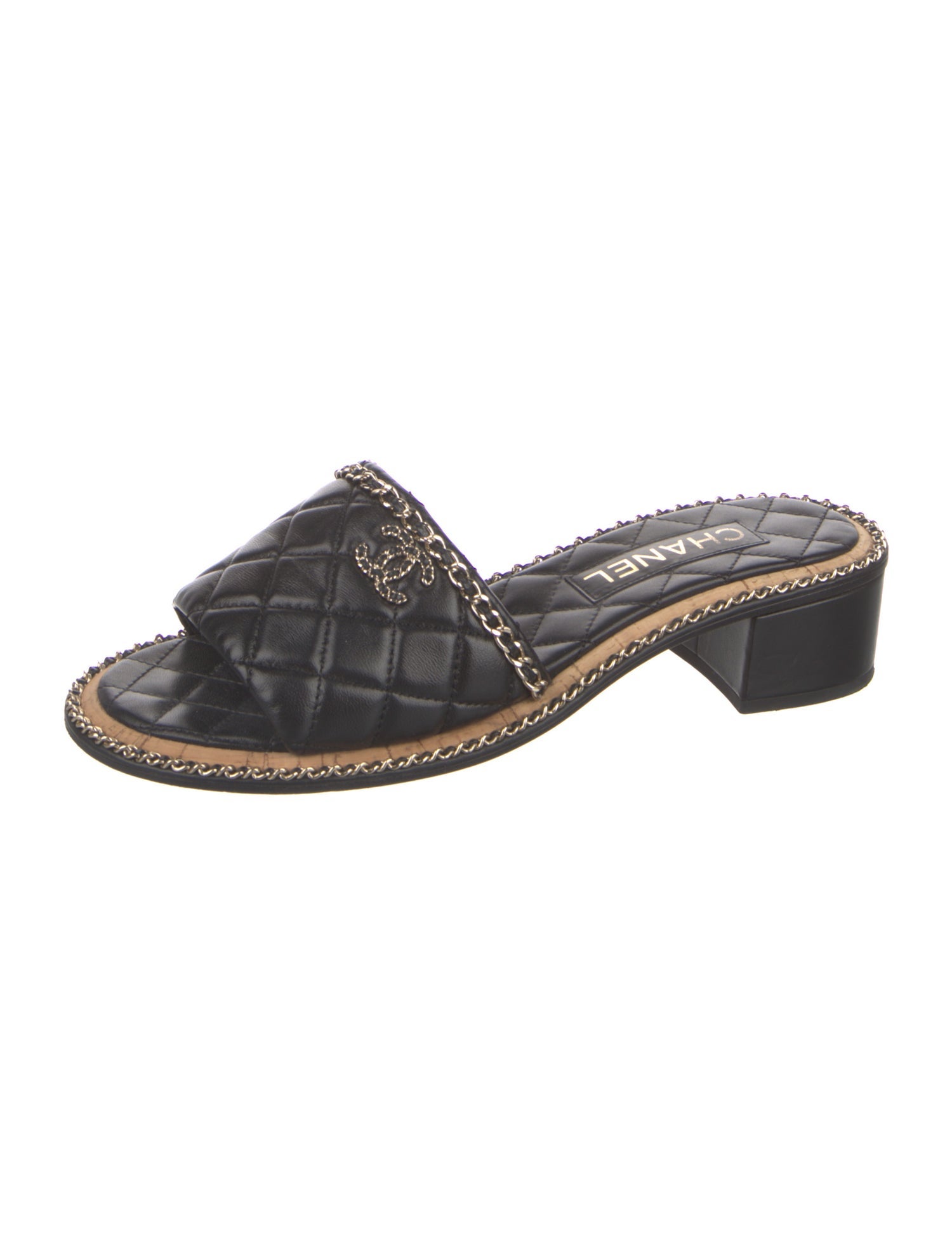 Chanel 2024-2025 Interlocking CC Logo Slides