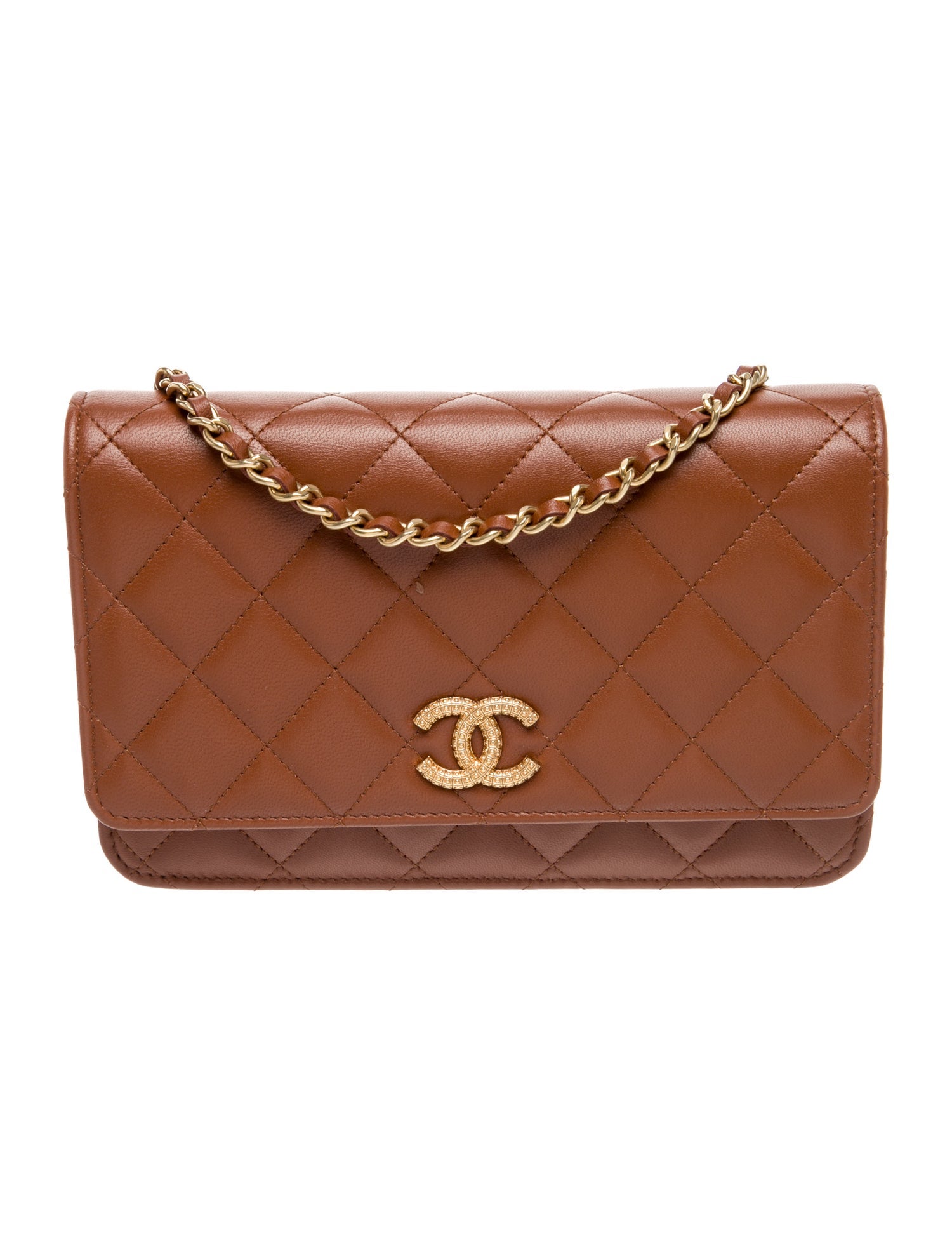 Chanel 2023 Quilted CC Wallet On Chain