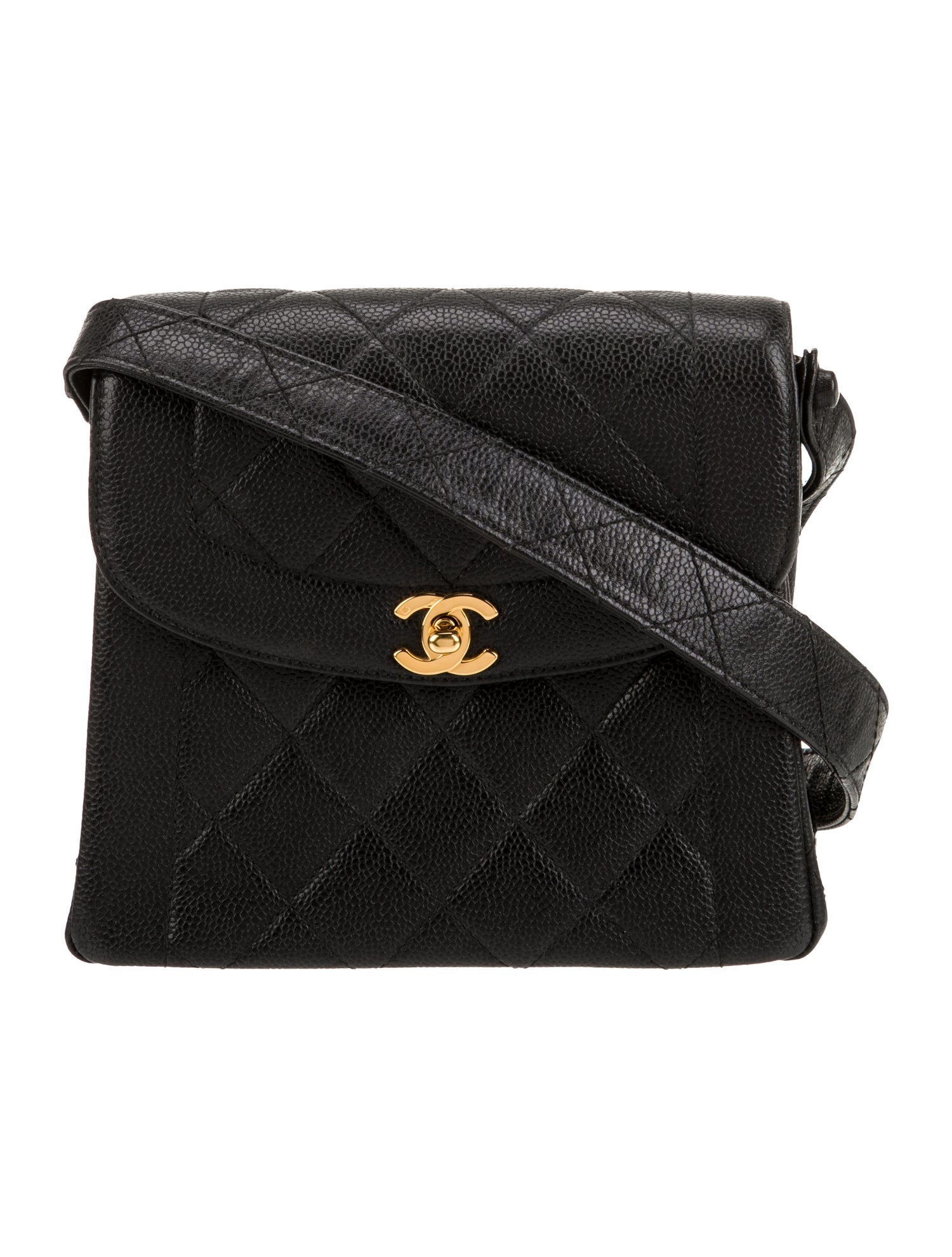 Chanel Quilted CC Shoulder Bag