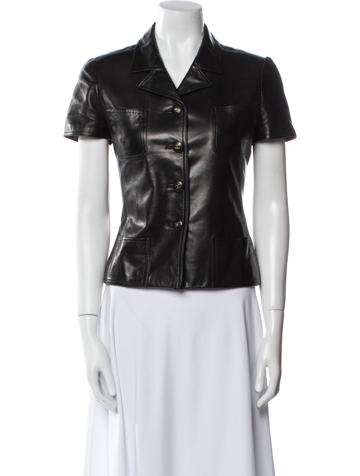 Chanel Vintage 1997 Button-Up Top