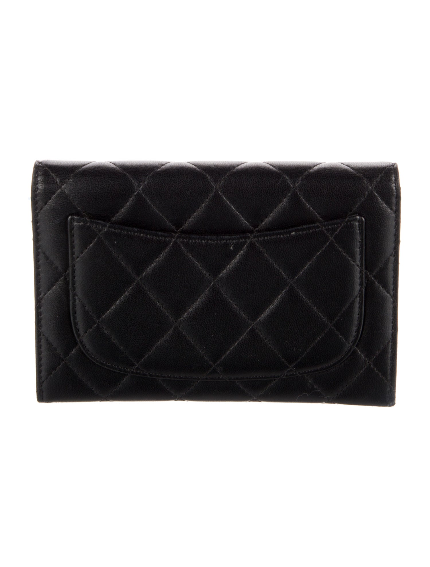 Chanel 2005-2006 Interlocking CC Logo Trifold Wallet