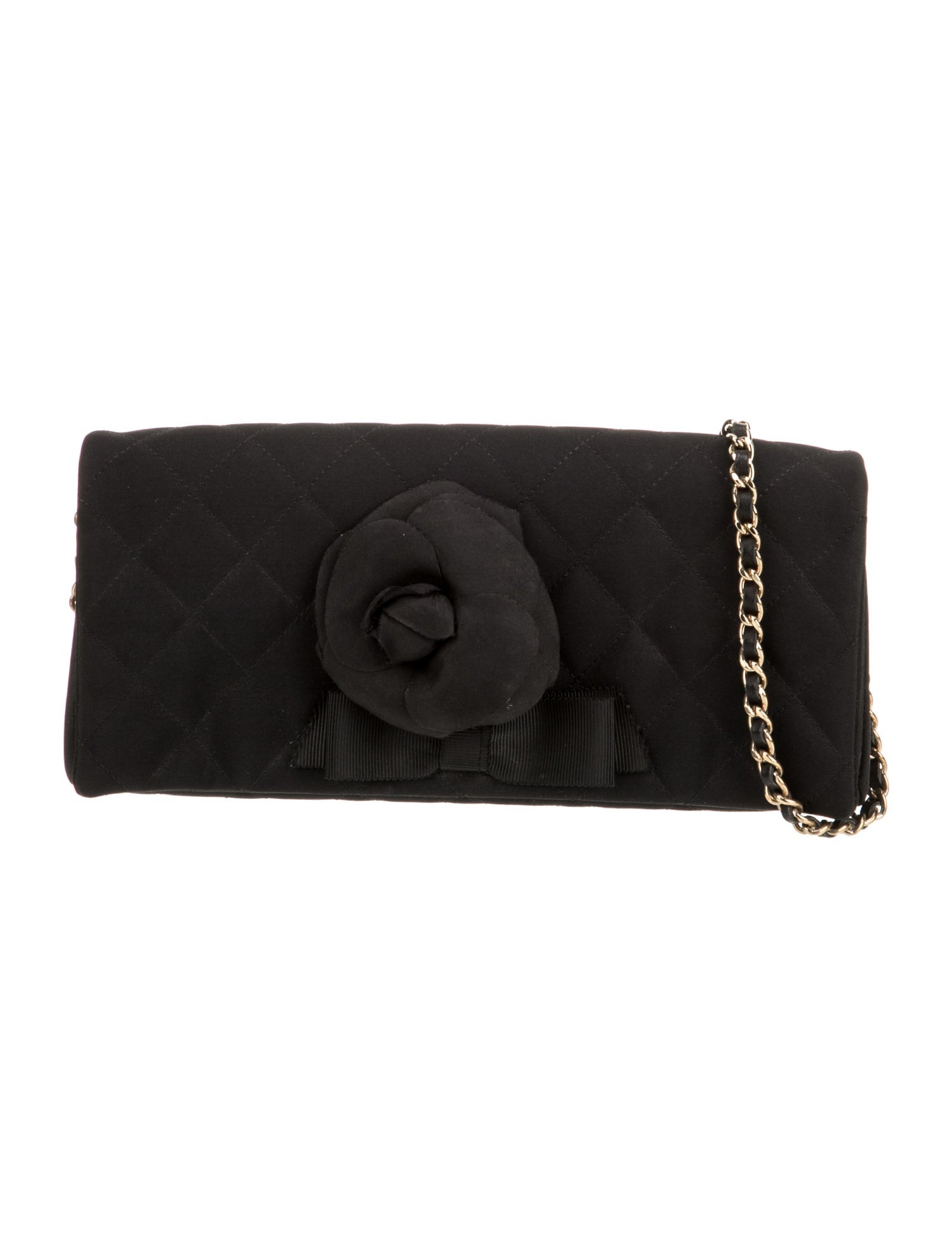 Chanel Quilted Camellia Shoulder Bag