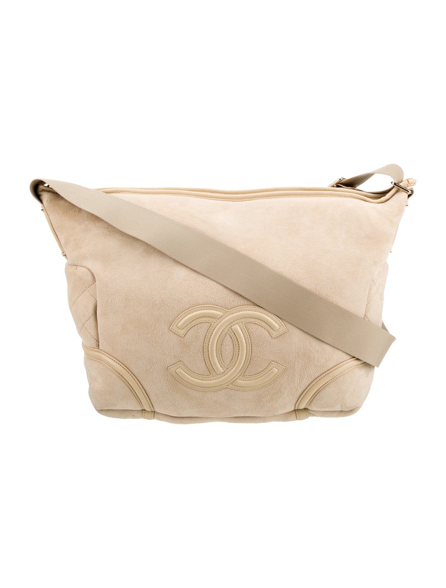 Chanel Shearling CC Hobo