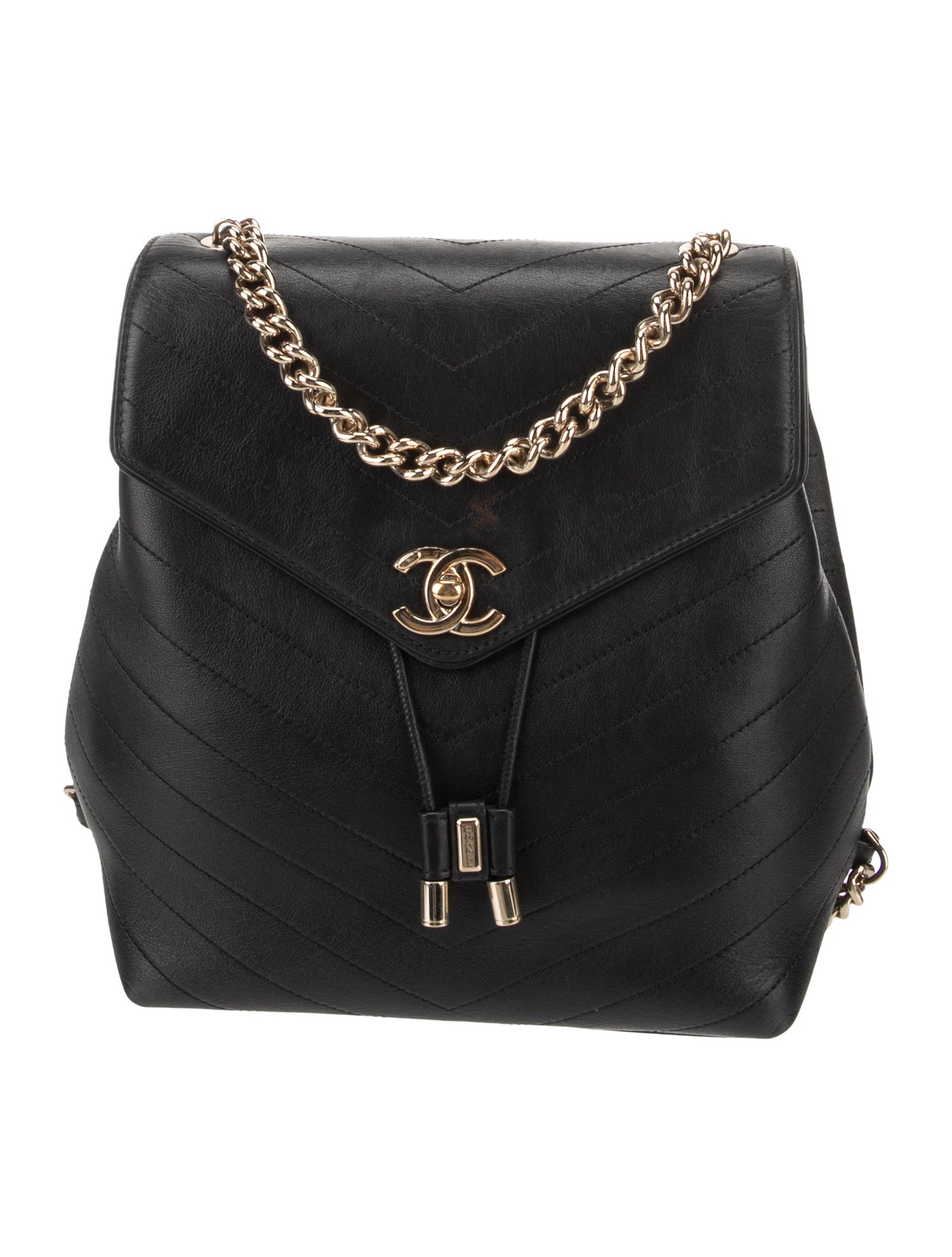 Chanel Coco Chevron Backpack