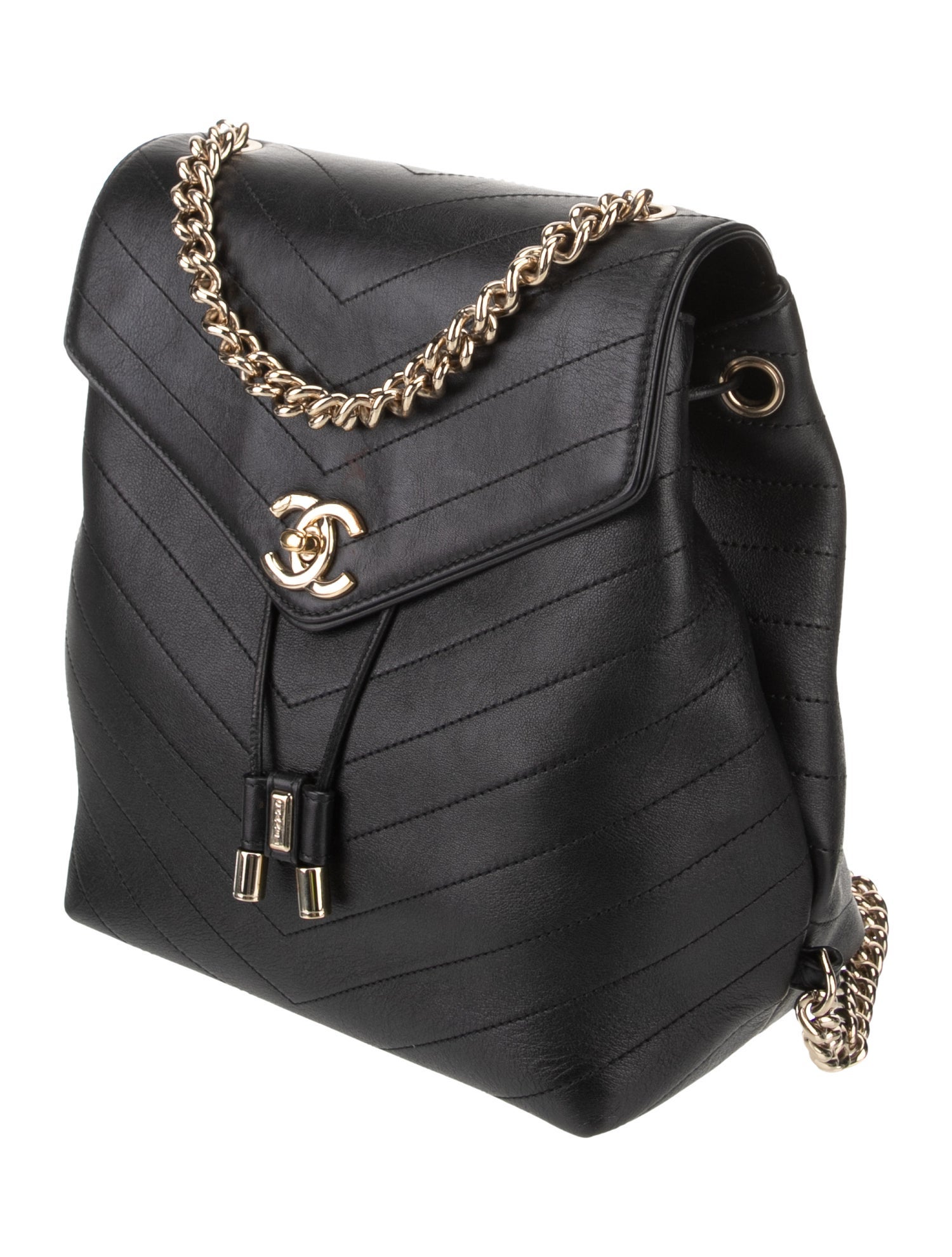 Chanel Coco Chevron Backpack