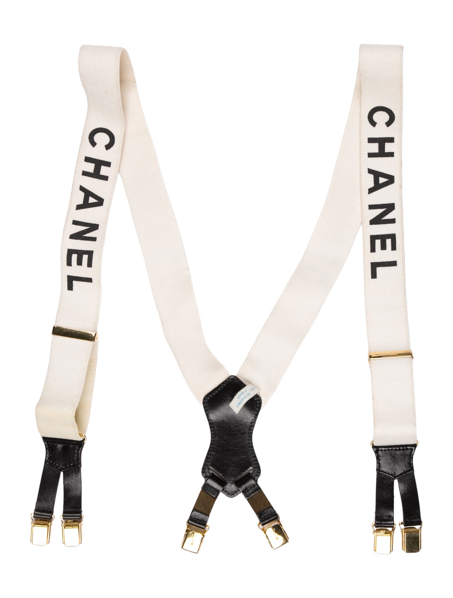 Chanel Logo Suspenders