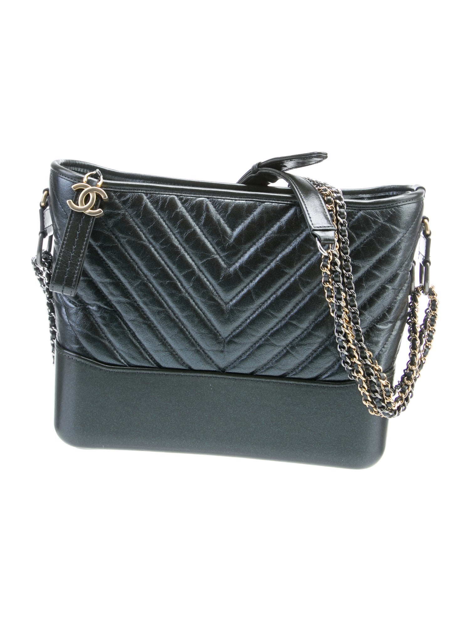Chanel Medium Chevron Gabrielle Hobo