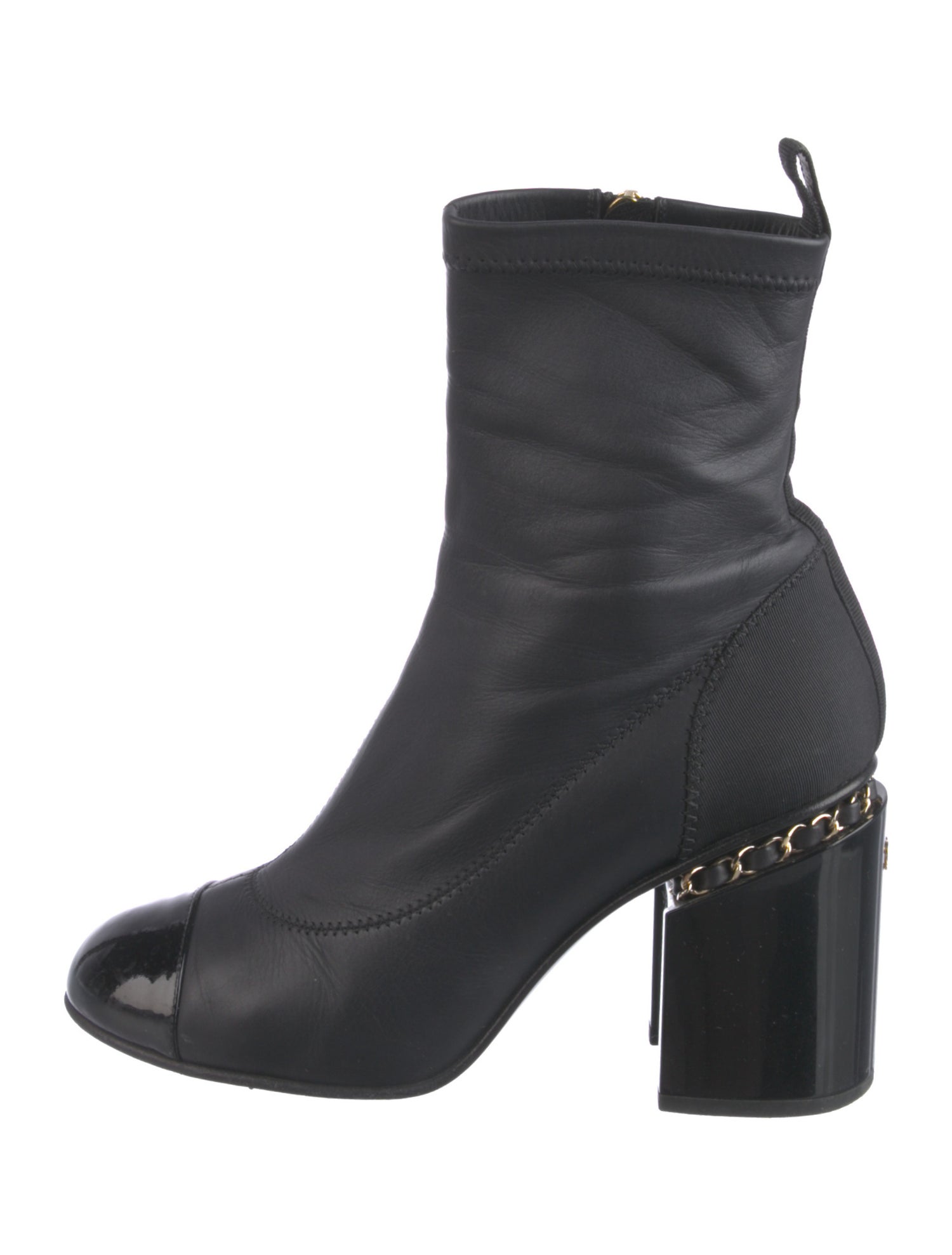 Chanel 2021 Interlocking CC Logo Sock Boots